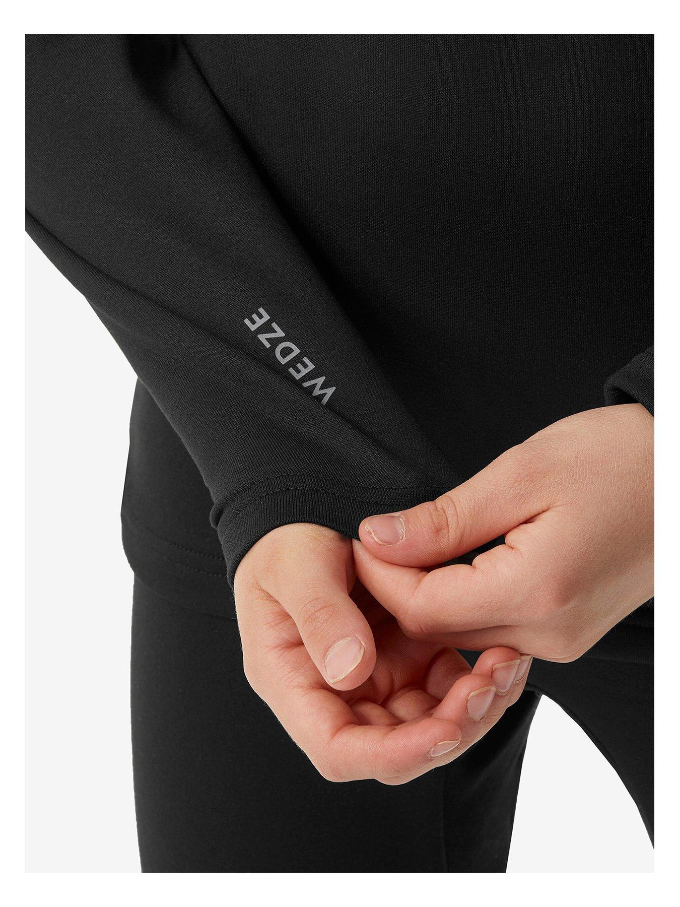 Image 3 of 7 of Decathlon Kids Baselayer Top Ski 500 - Black