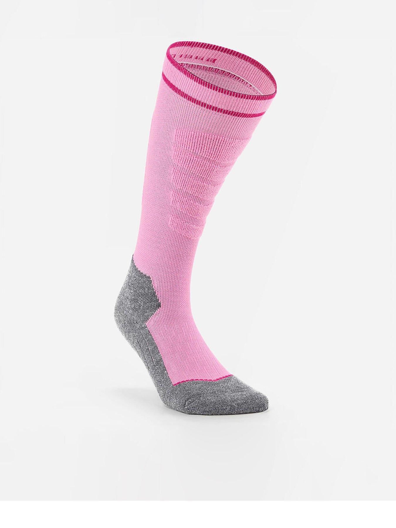decathlon-kids-500-ski-socks-pink