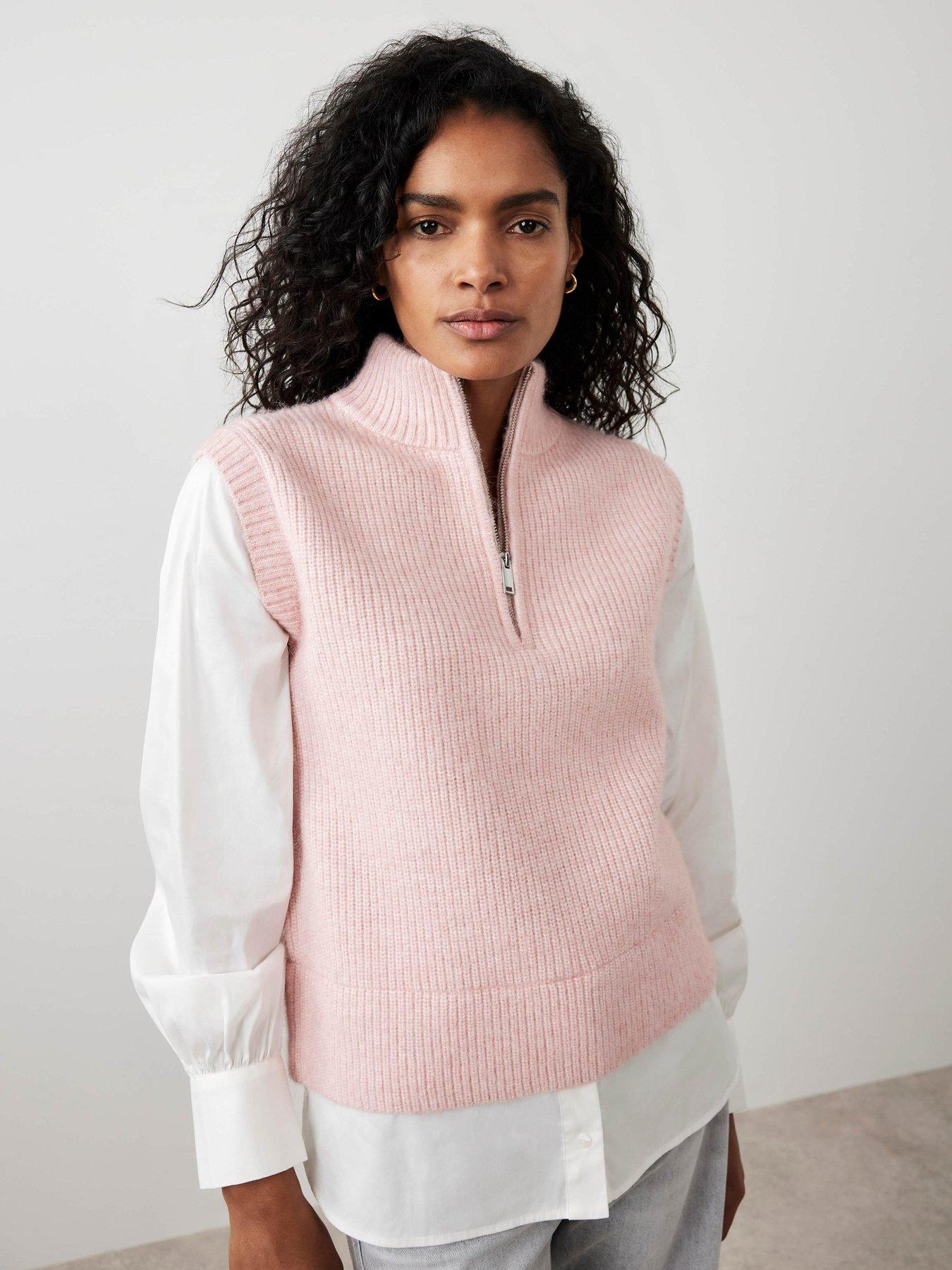 mint-velvet-cosy-woven-mix-jumper-pinkfront