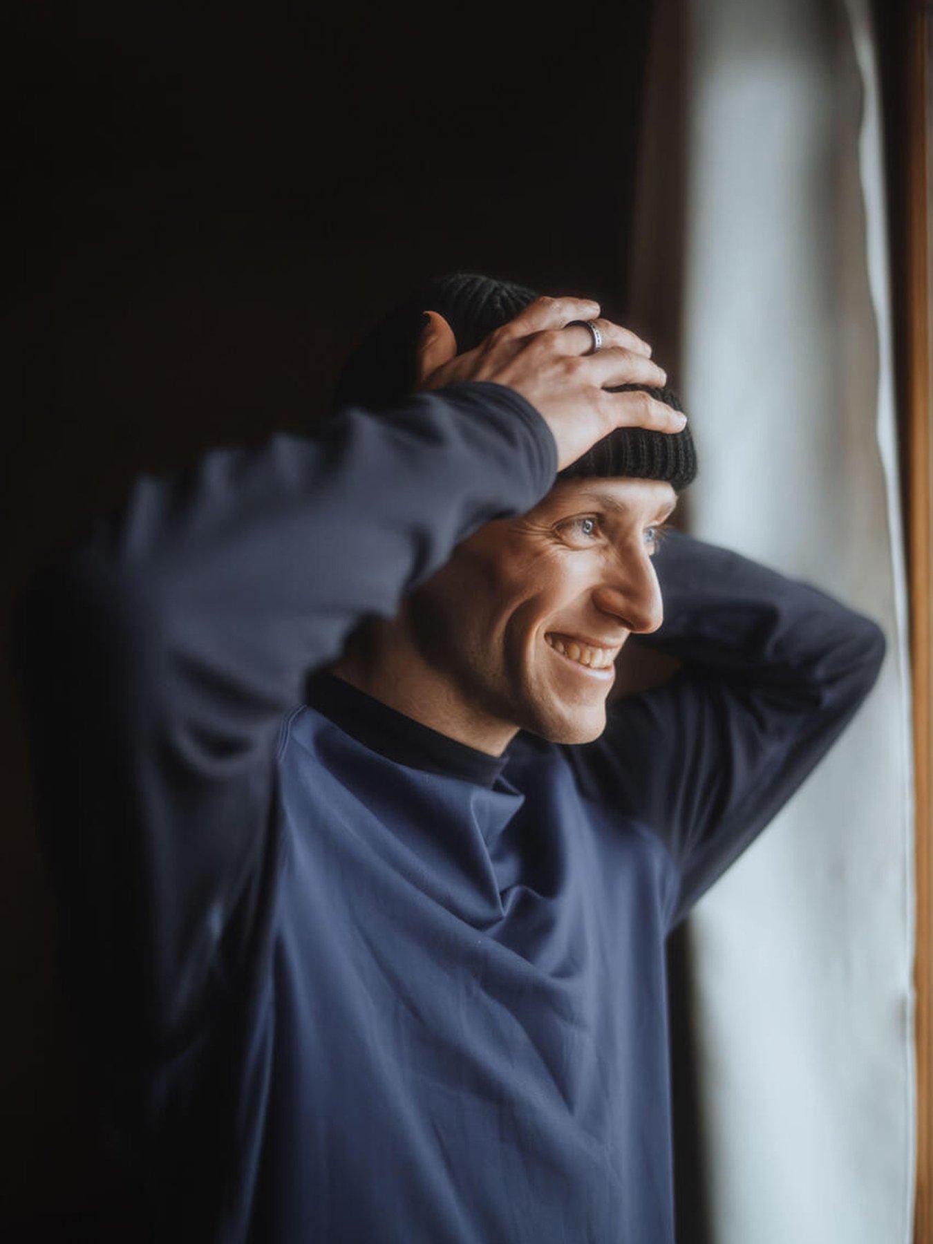 Image 6 of 6 of Decathlon Mens Thermal Ski Base Layer Top 500 - Blue