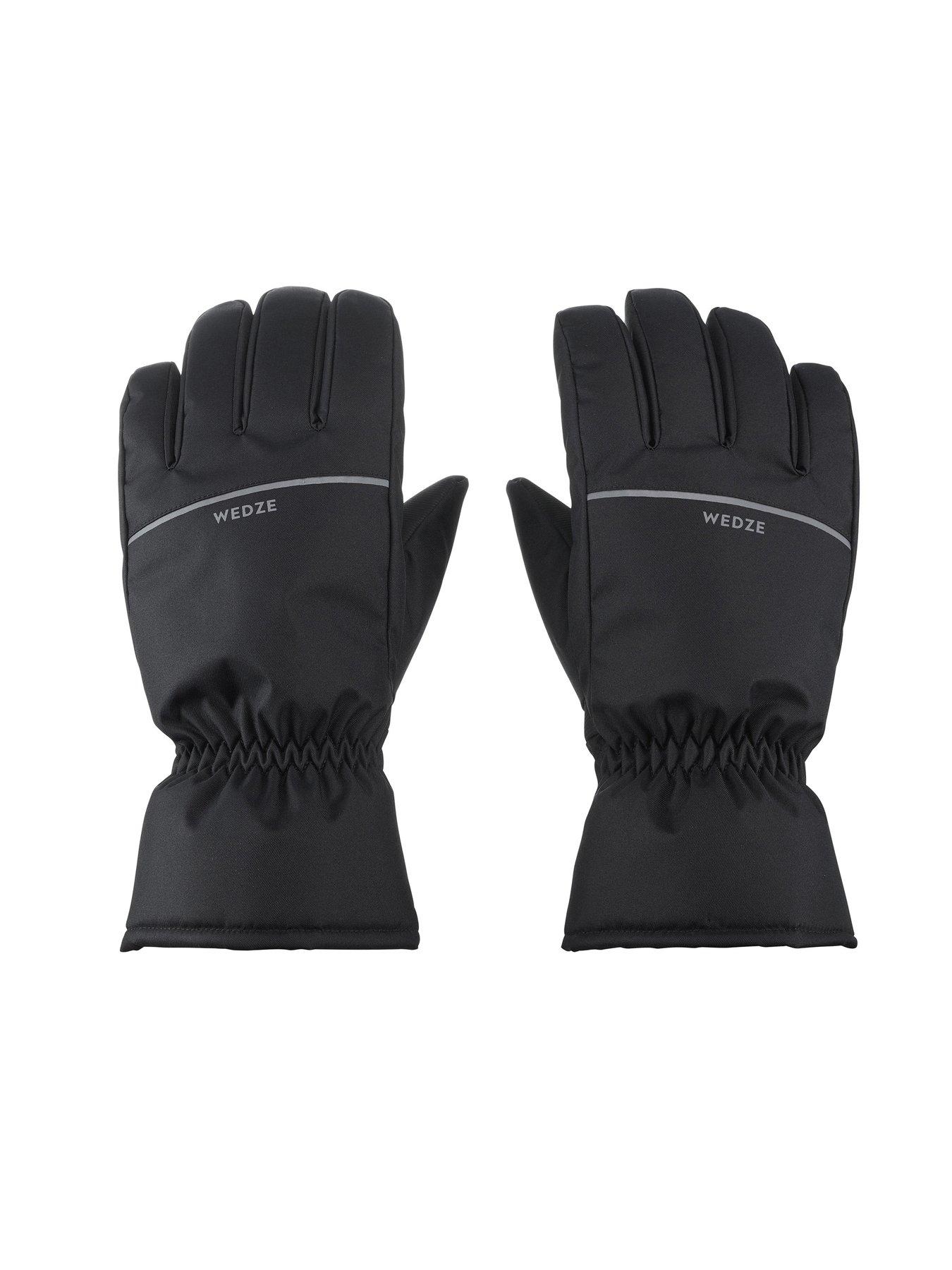 Image 2 of 5 of Decathlon Mens 100 Ski Gloves - Black