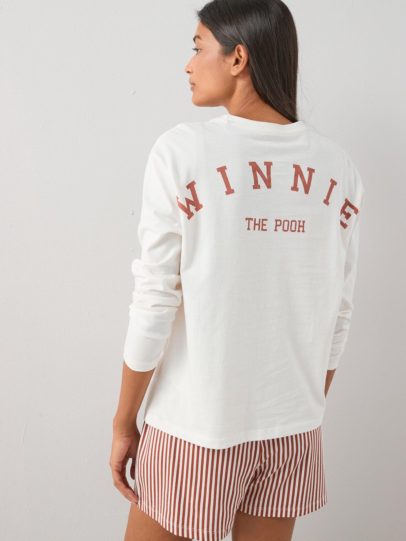 Image 2 of 7 of The Very Collection Winnie Pooh Long Sleeve Short Set - Multi