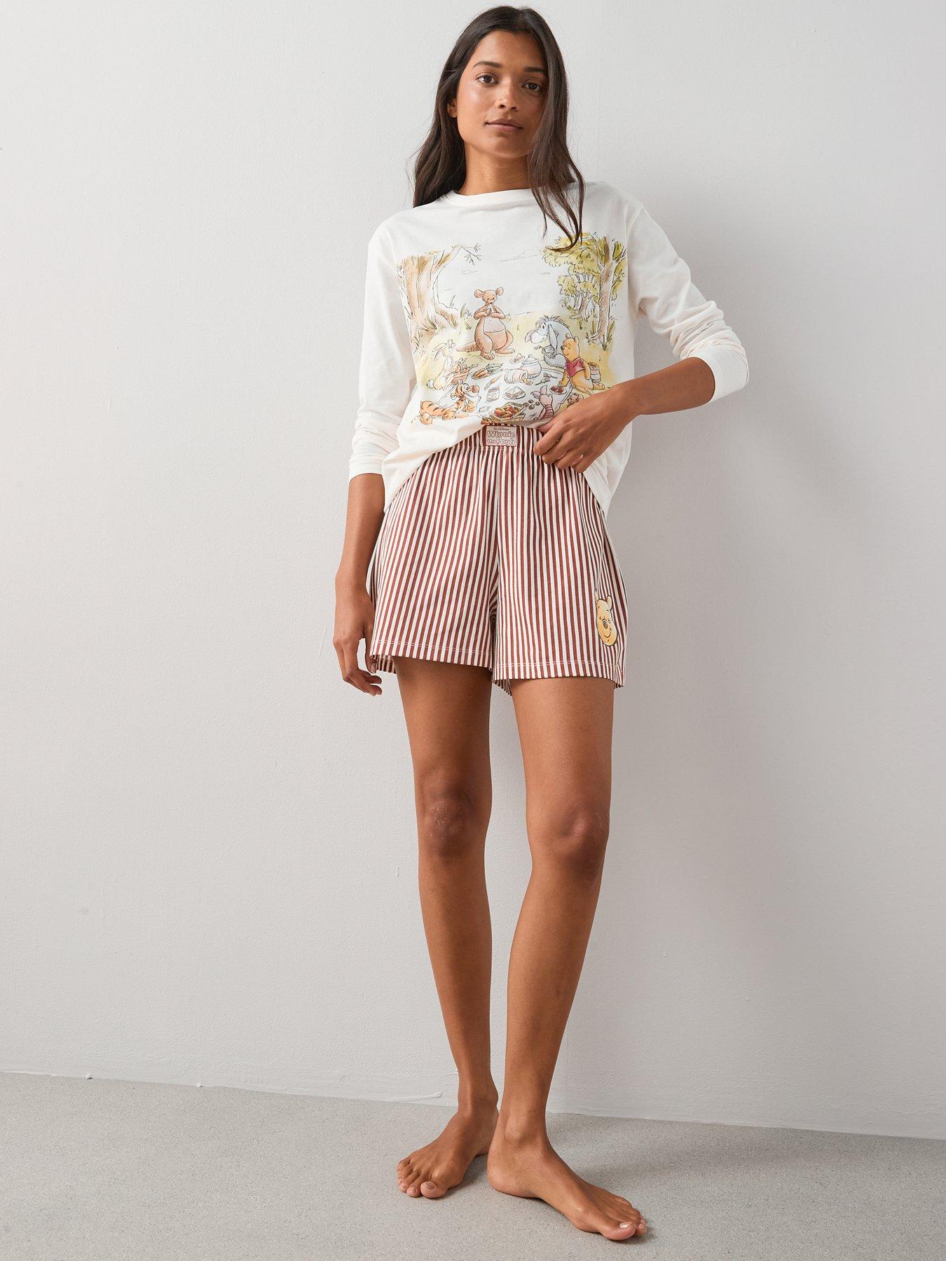 Image 5 of 7 of The Very Collection Winnie Pooh Long Sleeve Short Set - Multi
