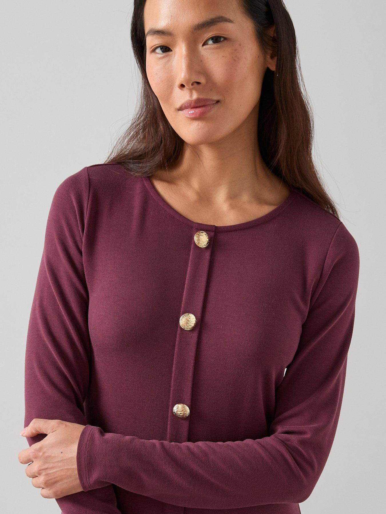 the-very-collection-button-up-drop-hem-mini-dress-redoutfit