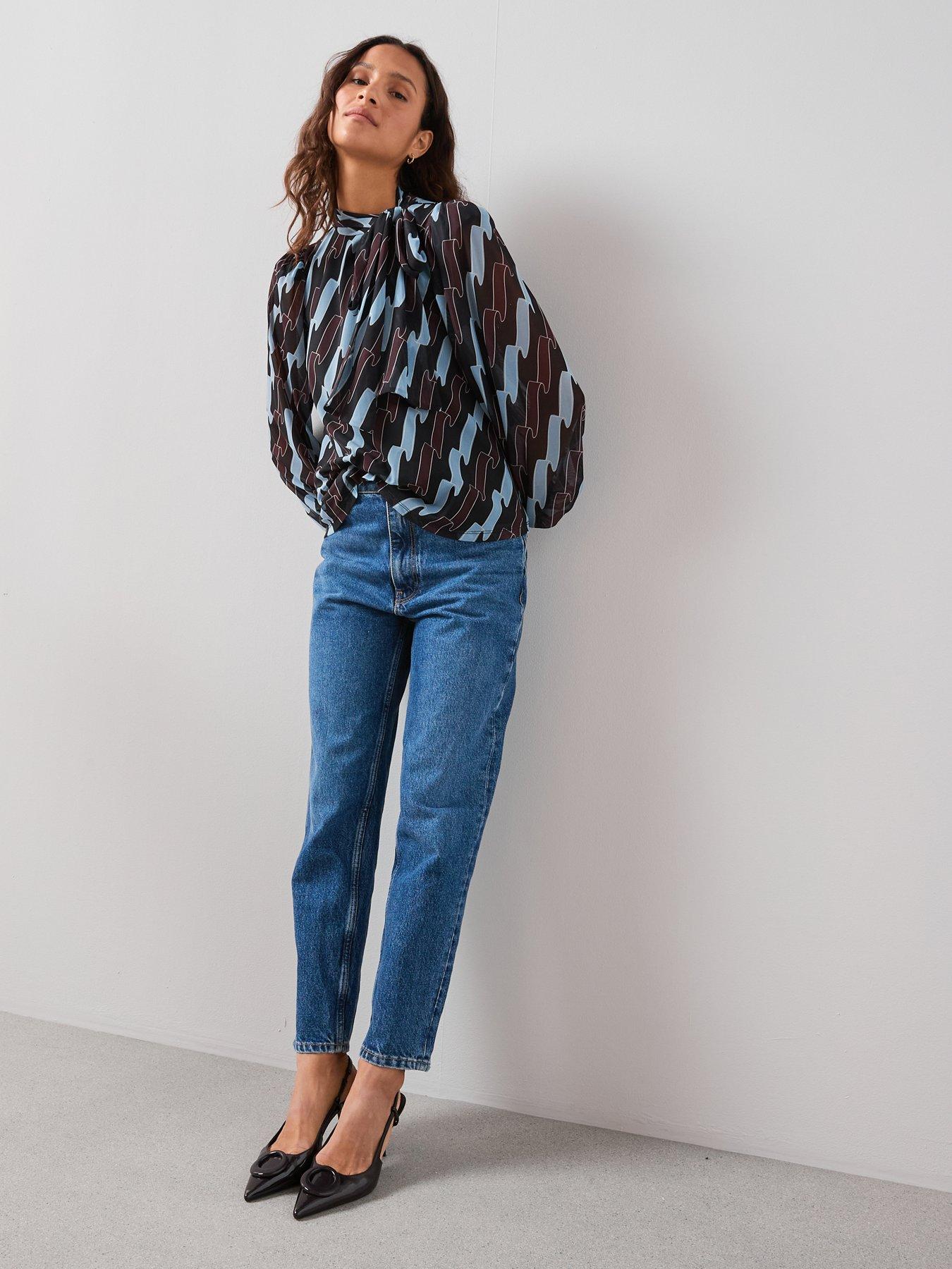 the-very-collection-pussybow-ribbon-print-top-multidetail