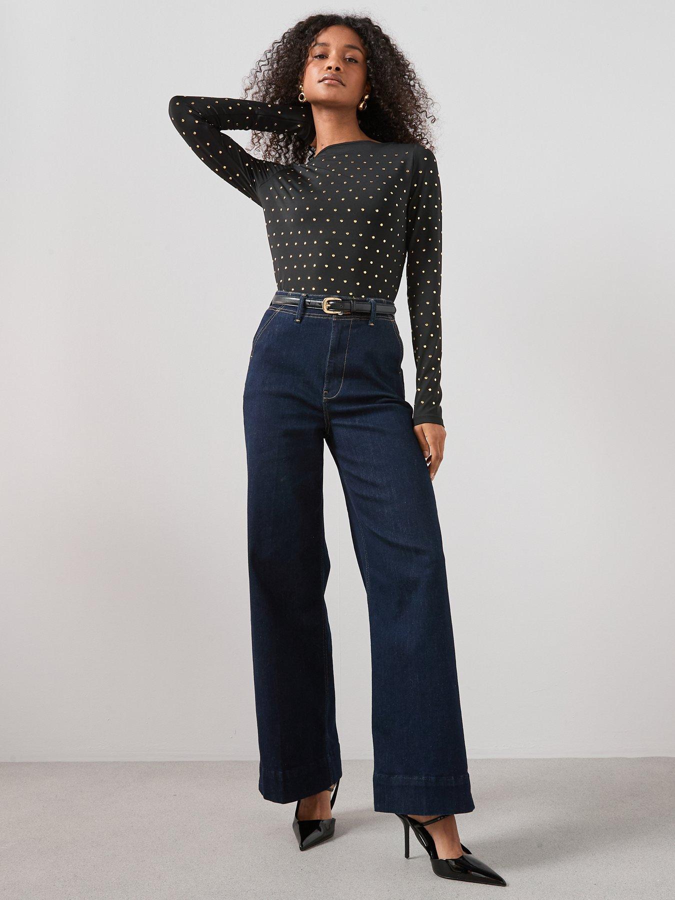 the-very-collection-stud-embellished-slash-neck-top-blackback