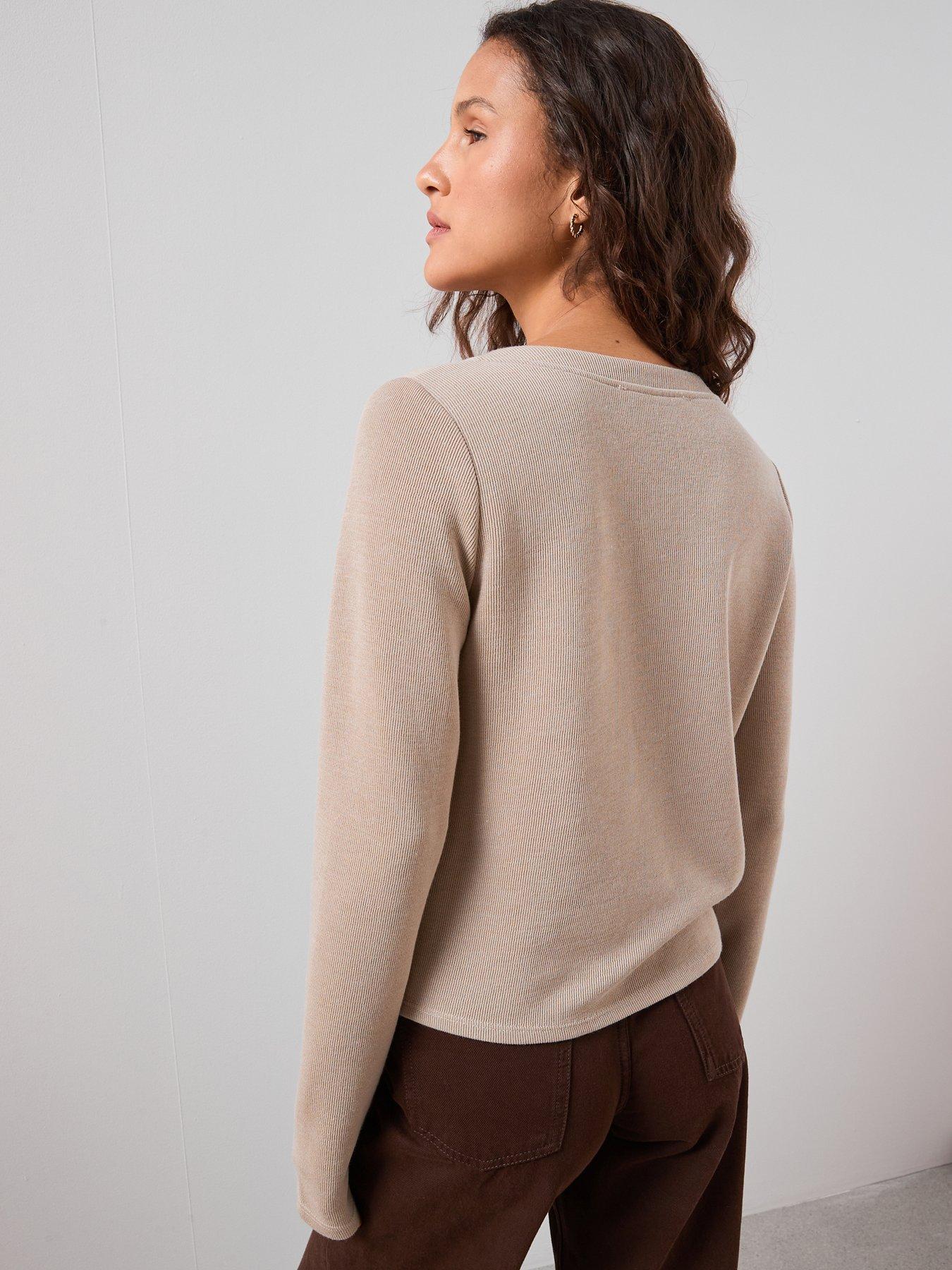 the-very-collection-heavy-rib-button-up-top-beigestillFront