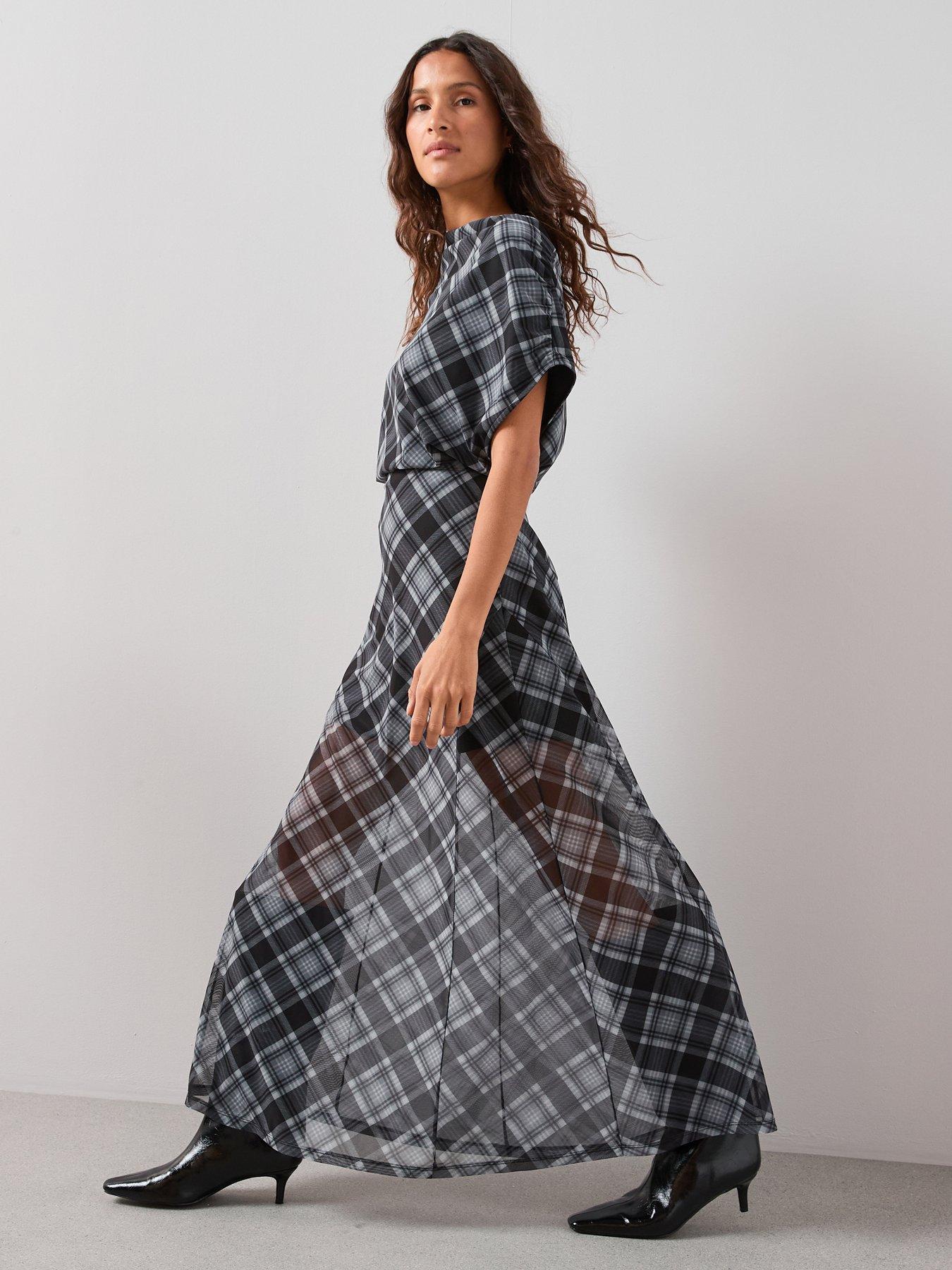 the-very-collection-midaxi-check-skirt-co-ord-multi