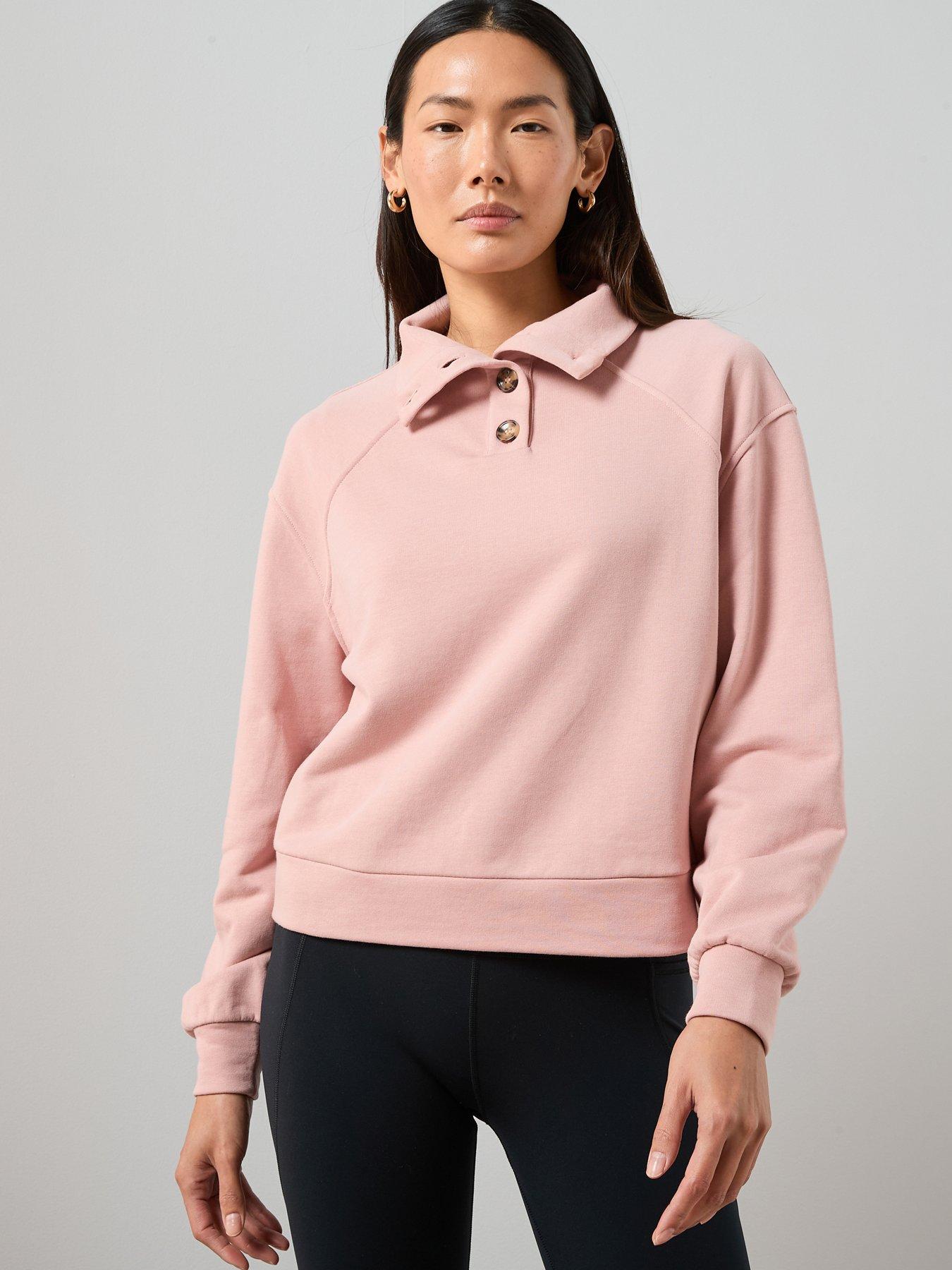 The Very Collection Funnel Neck Sweatshirt - Pink