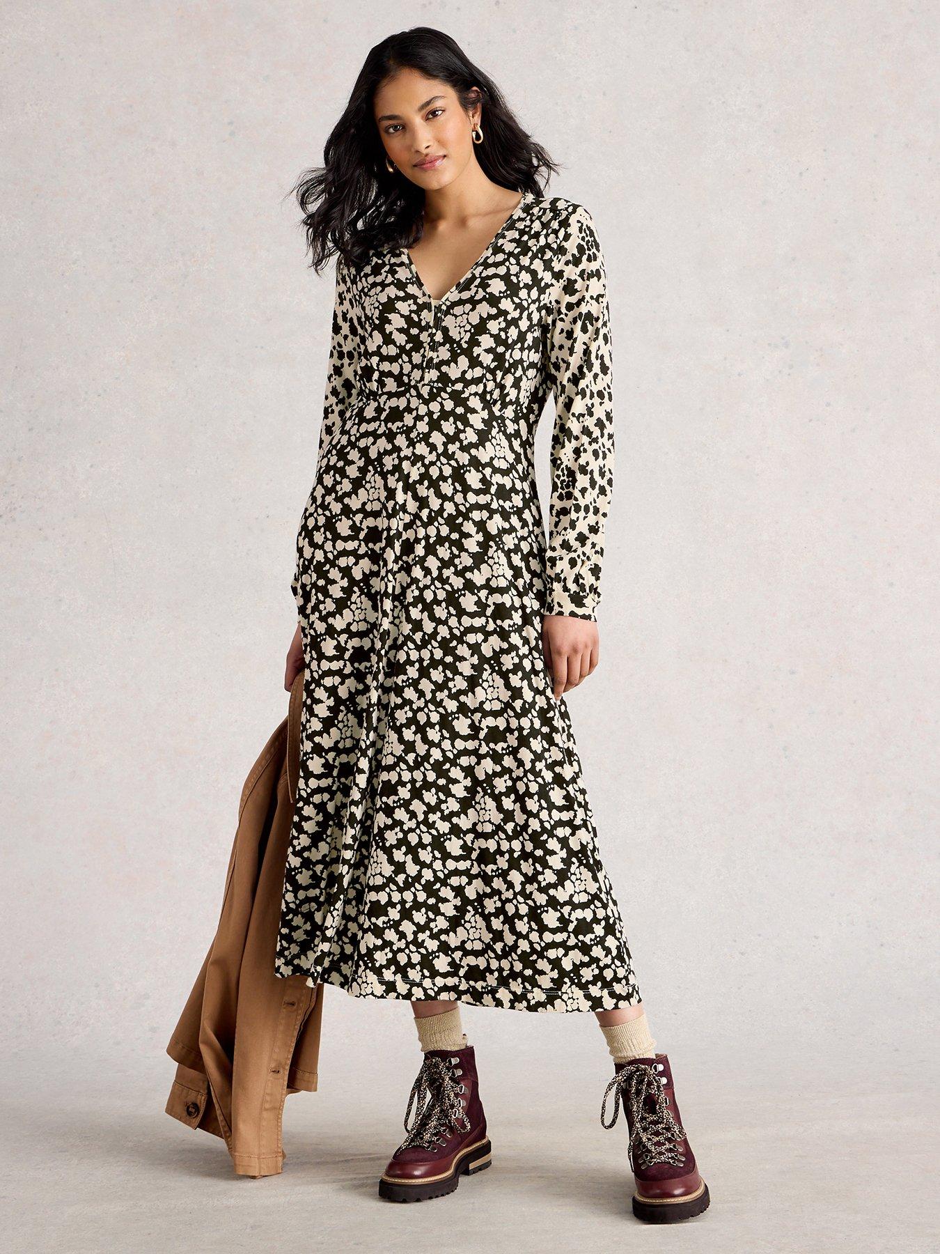 White Stuff Megan Jersey Dress - Print