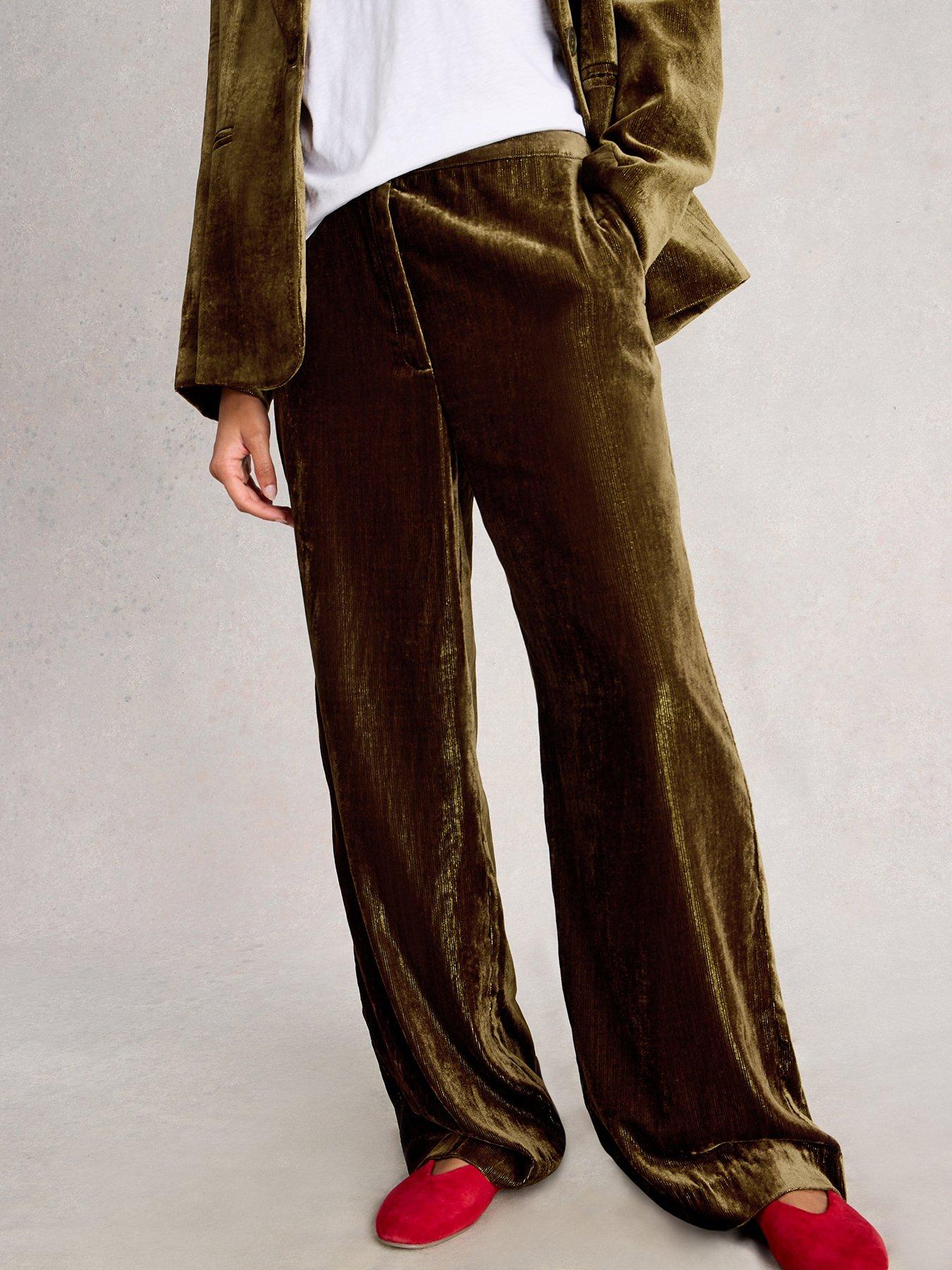 white-stuff-belle-wide-leg-velvet-trouser-green