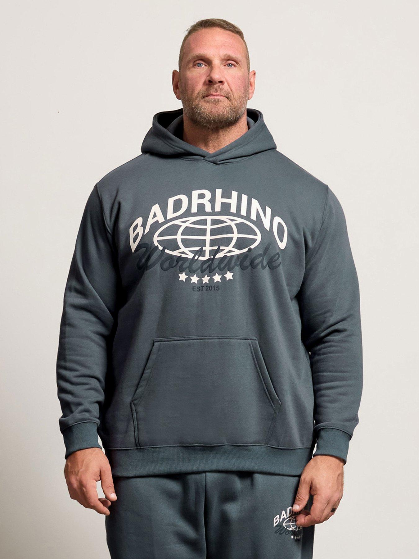 BadRhino Worldwide Graphic Hoodie - Blue