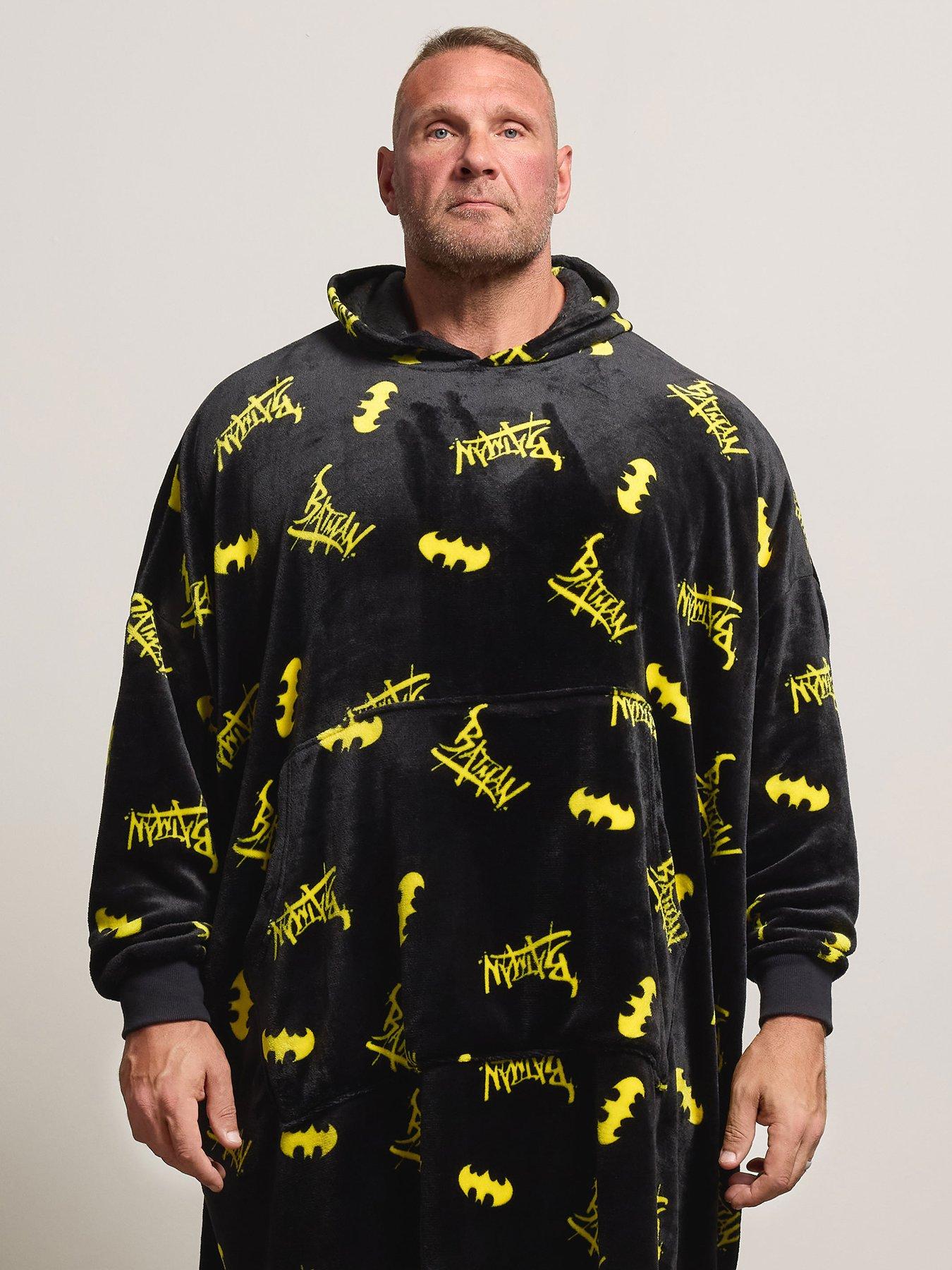 BadRhino Batman Blanket Hoodie - Black