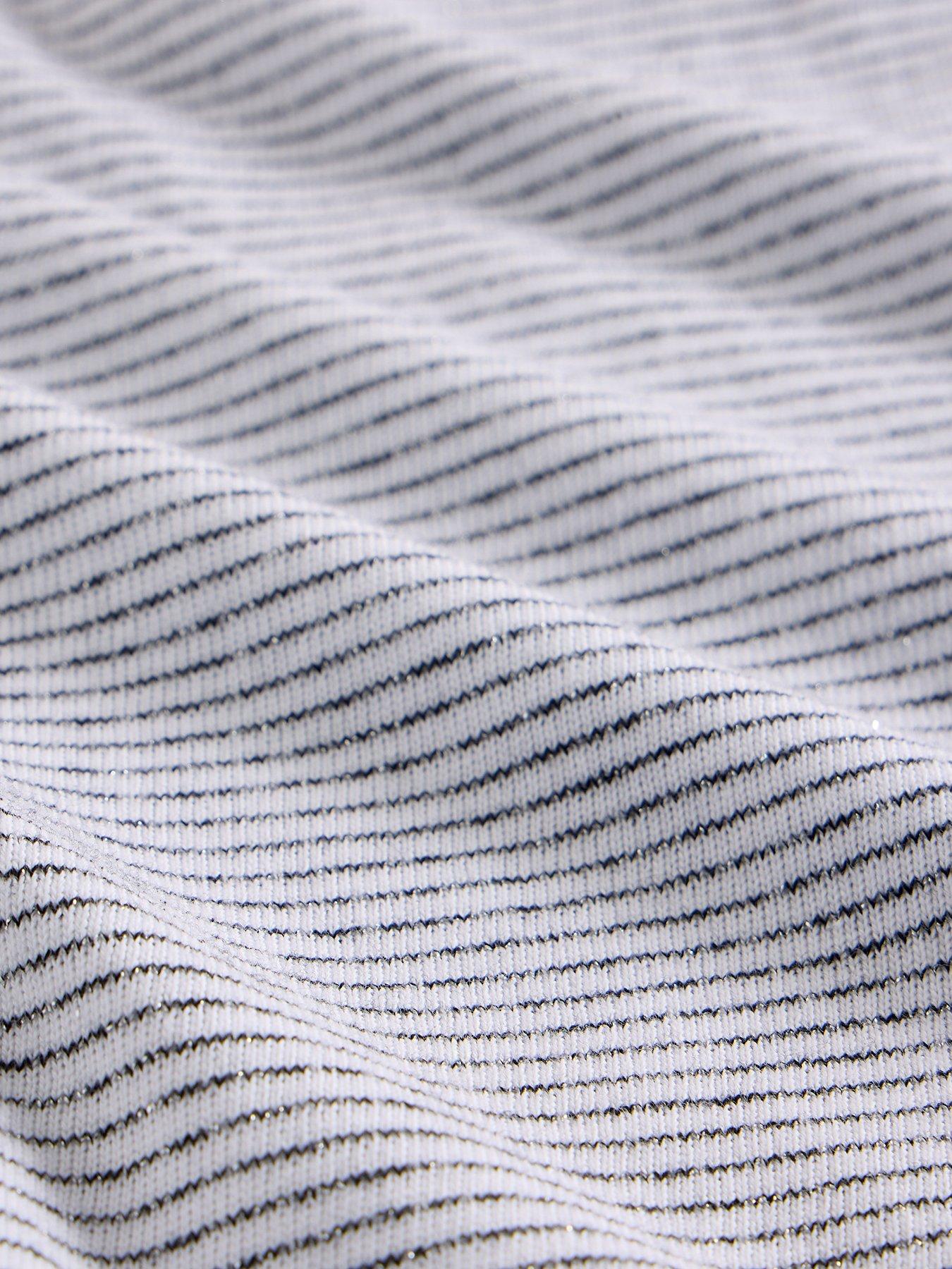 Image 6 of 6 of White Stuff Clara Long Sleeve Sparkle Tee - Beige