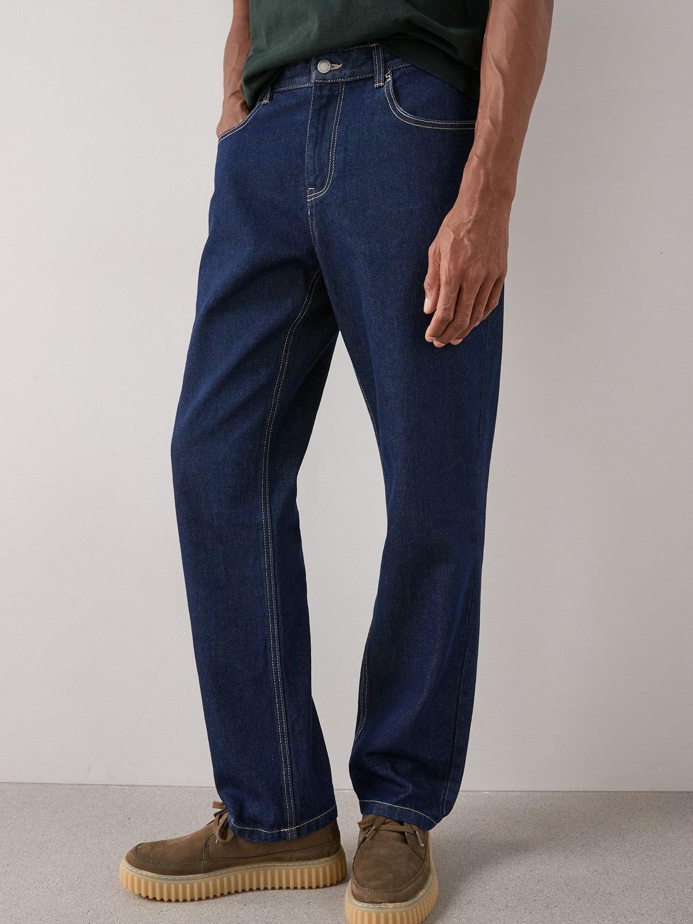 Image 1 of 7 of The Very Collection Straight Fit Denim Jeans - Indigo