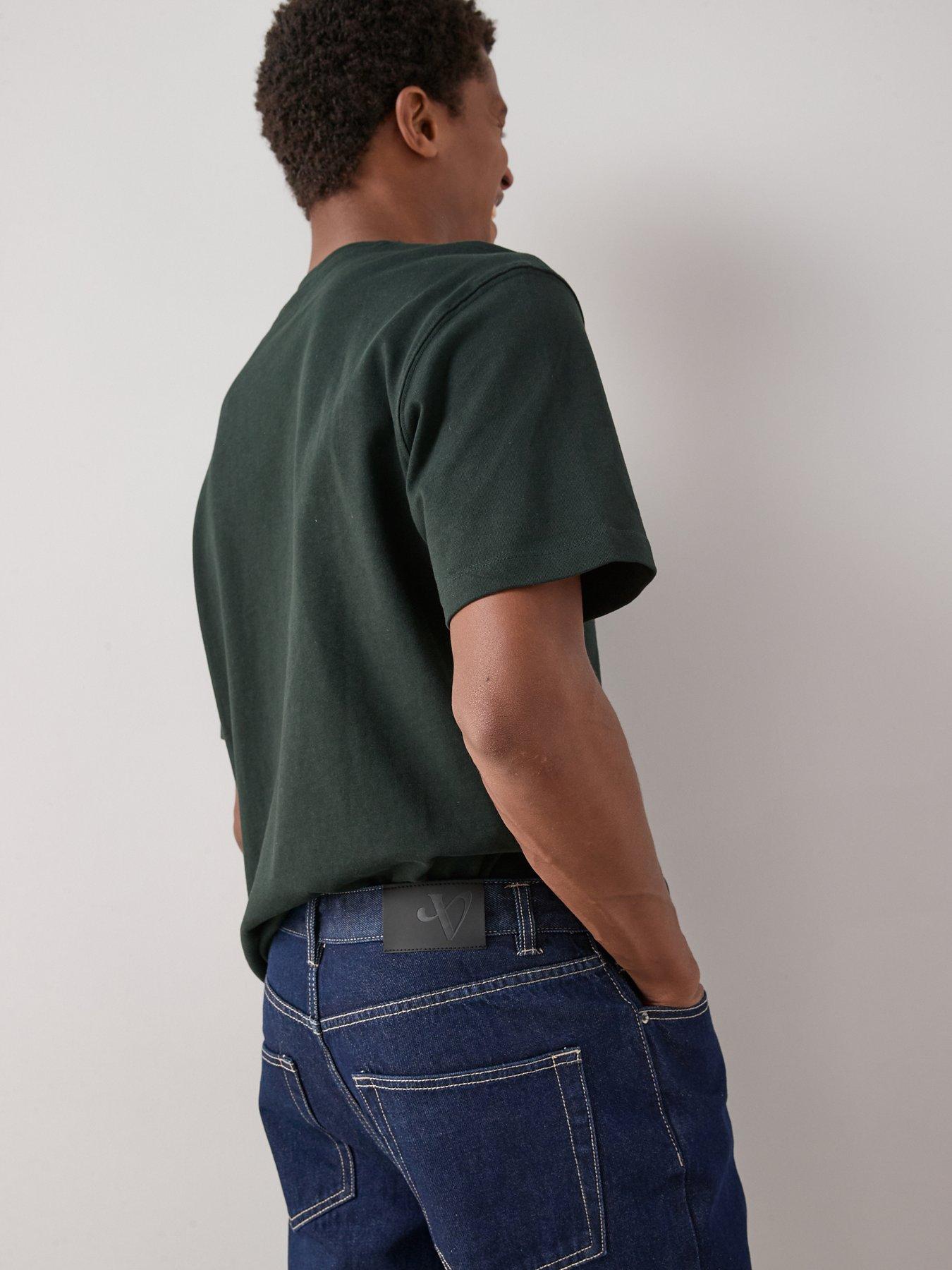 Image 4 of 7 of The Very Collection Straight Fit Denim Jeans - Indigo