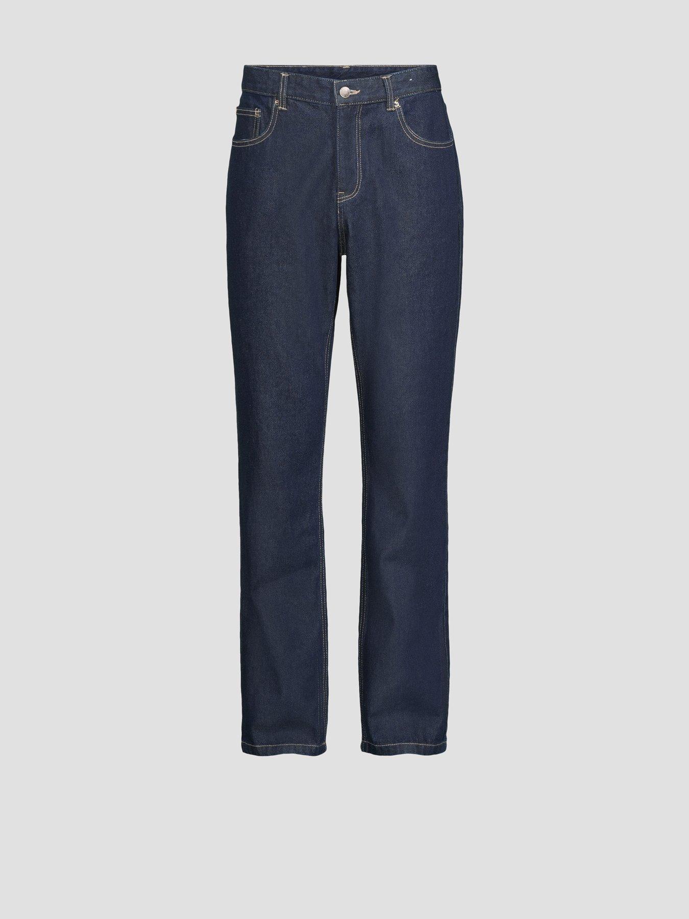 Image 7 of 7 of The Very Collection Straight Fit Denim Jeans - Indigo