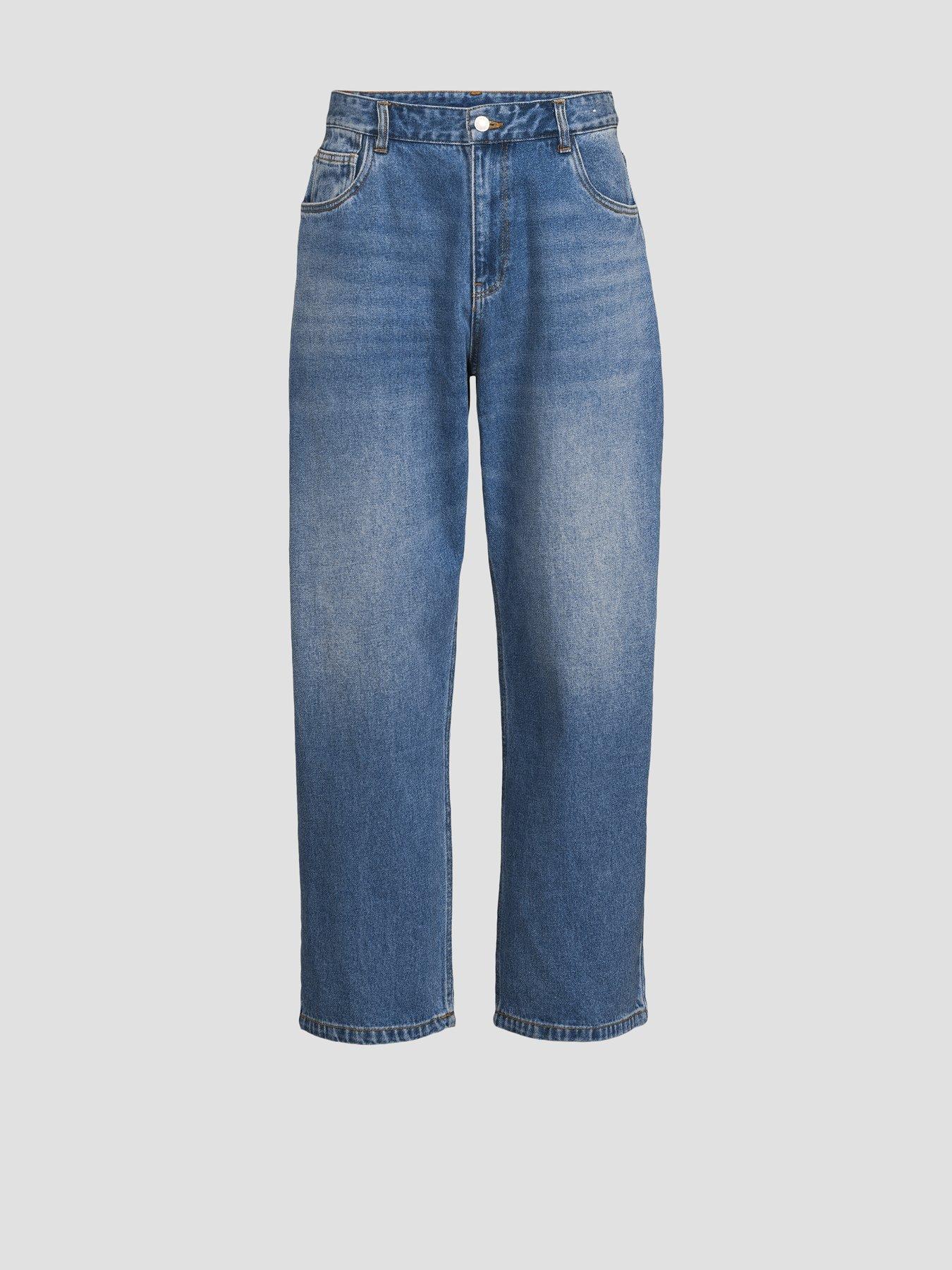 Image 7 of 7 of The Very Collection Classic Barrel Fit Denim Jeans - Blue Wash