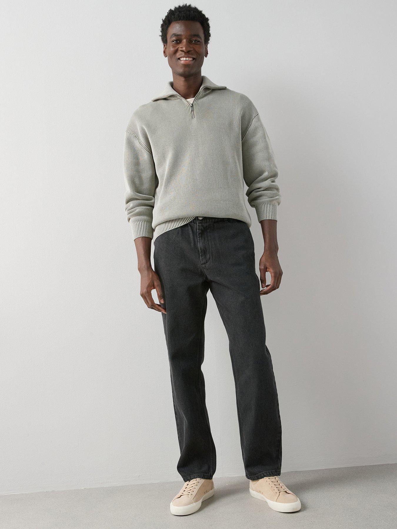 the-very-collection-elasticated-waist-tapered-leg-jeans-blackfront