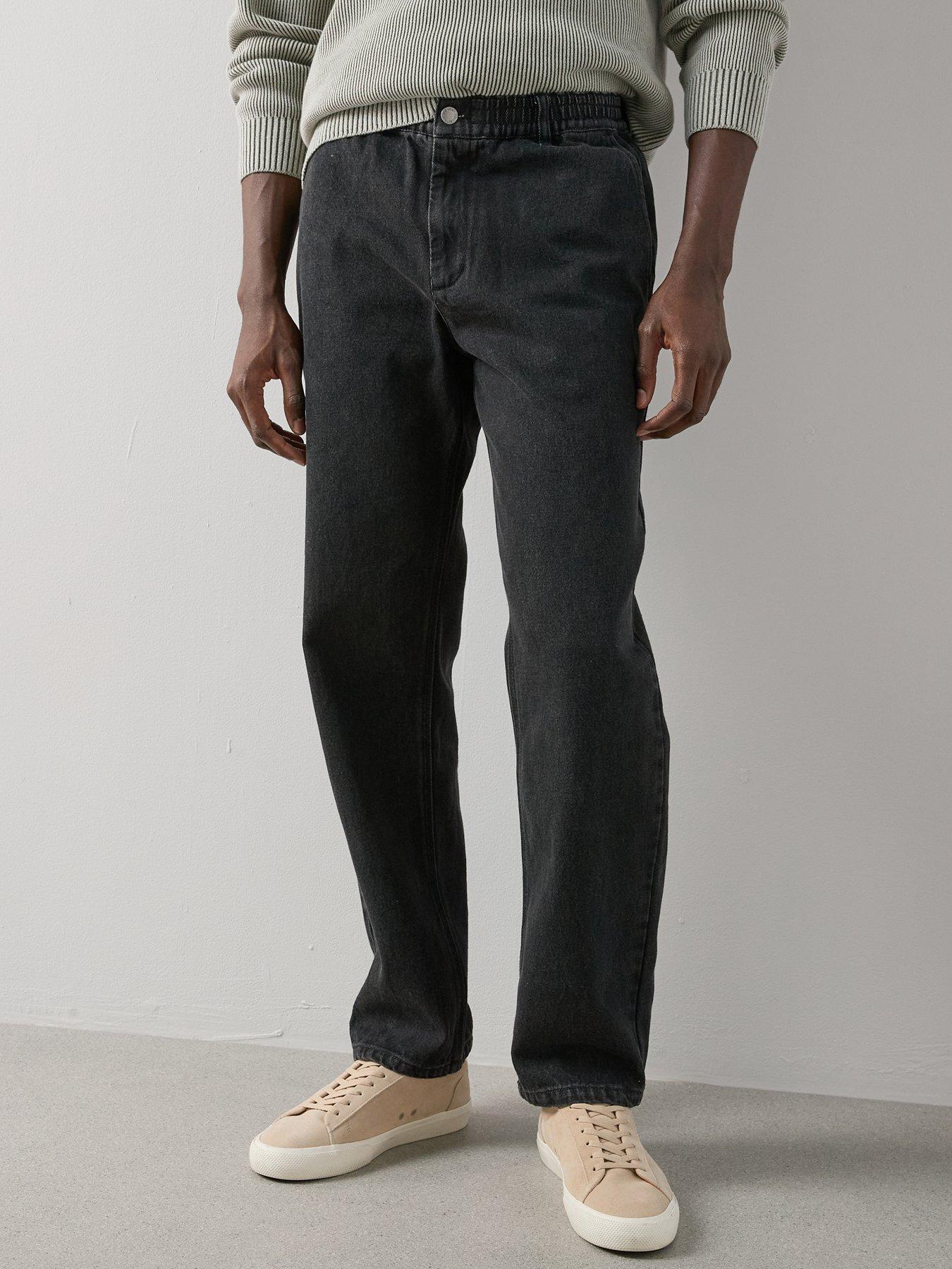 the-very-collection-elasticated-waist-tapered-leg-jeans-blackoutfit