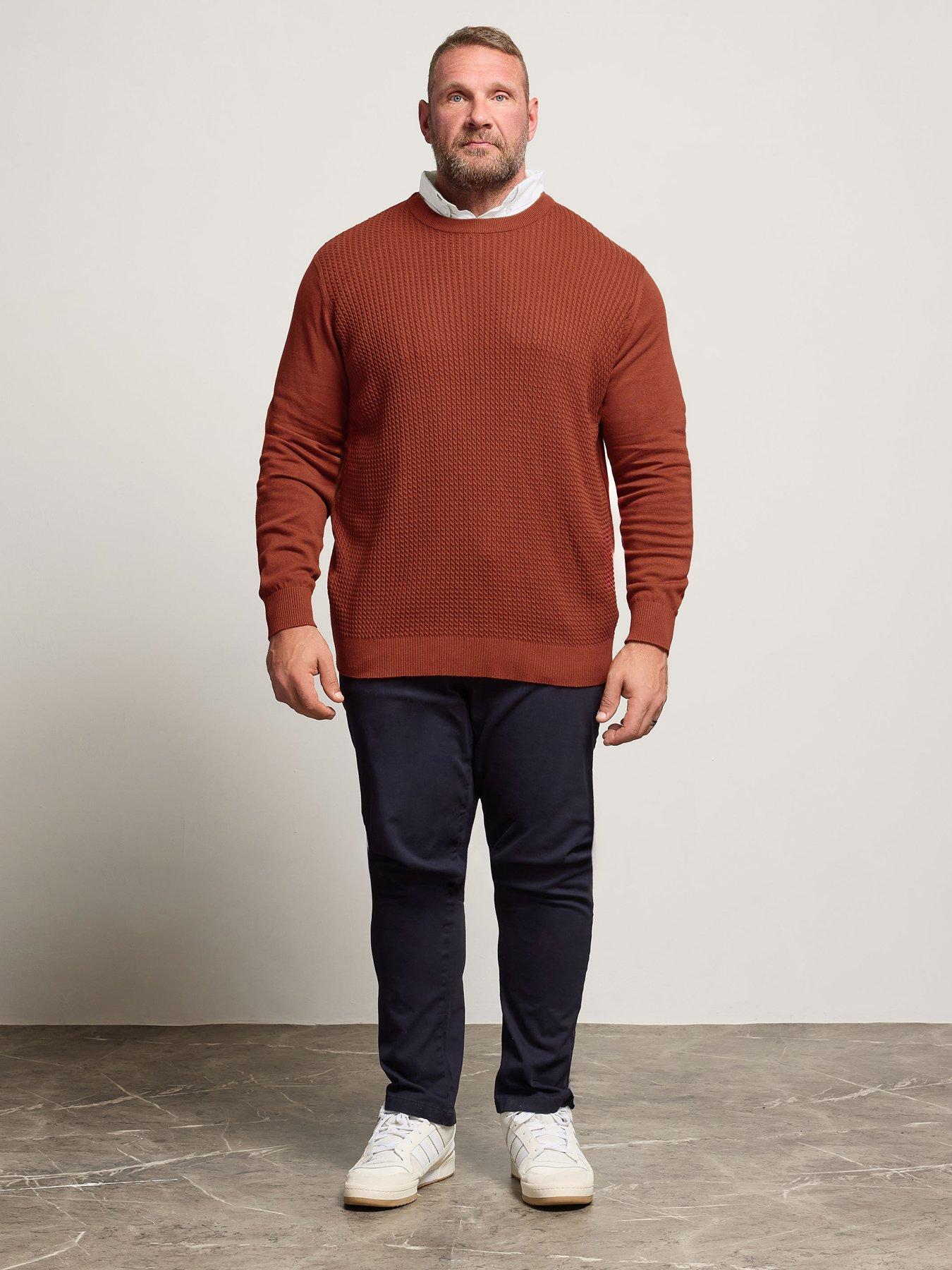 badrhino-cable-knit-mock-collar-knitted-jumper-orangeback