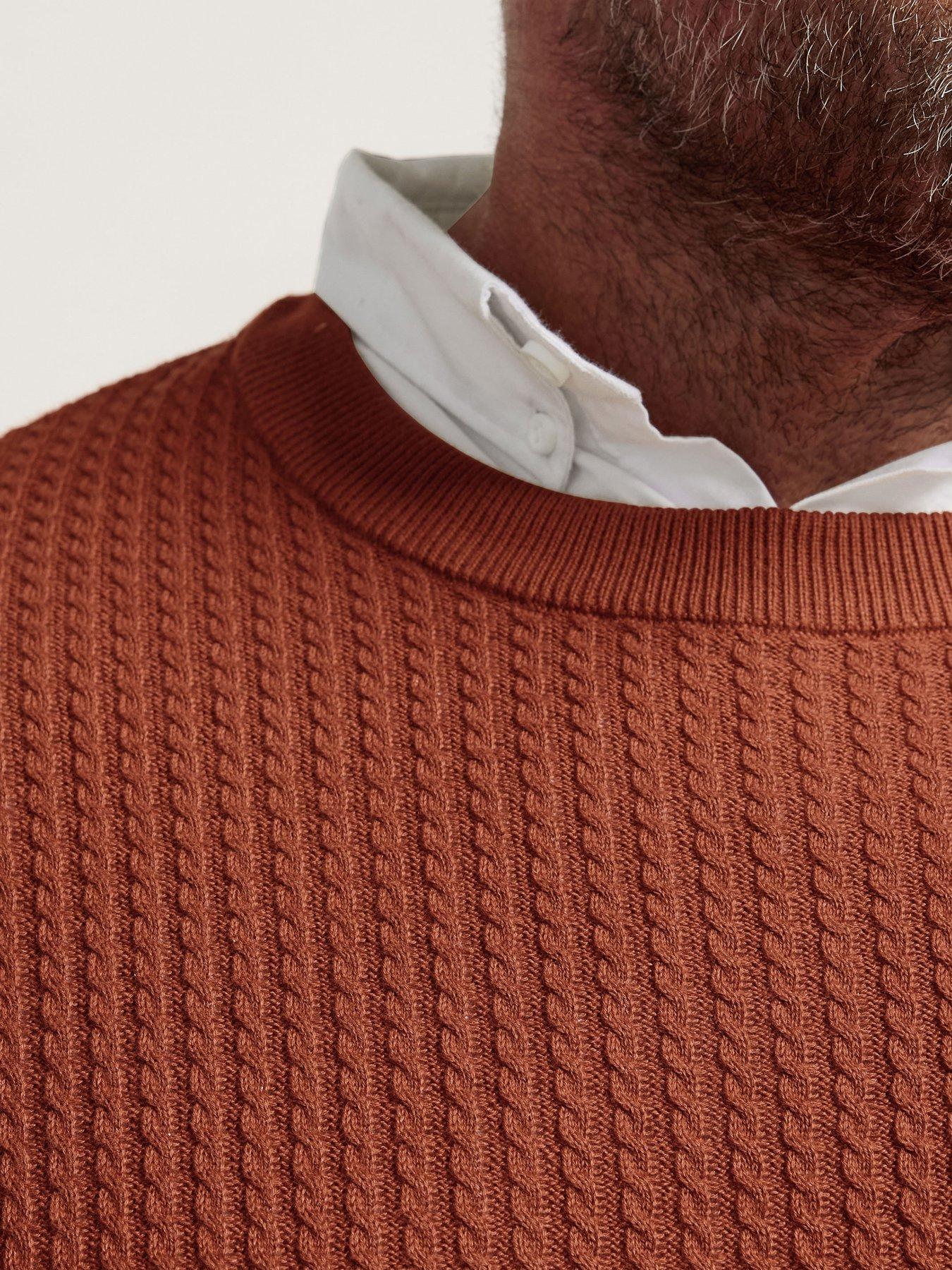 badrhino-cable-knit-mock-collar-knitted-jumper-orangeoutfit
