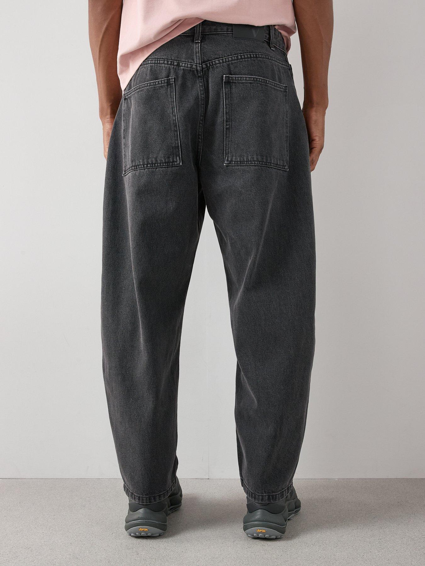 Image 2 of 7 of The Very Collection Classic Barrel Fit Denim Jeans - Black Wash