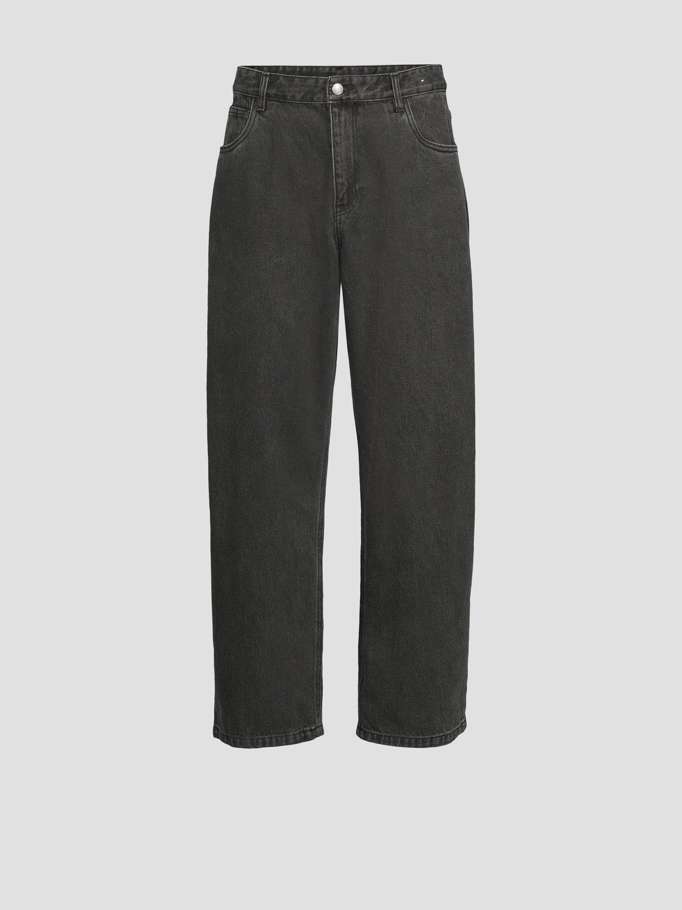 Image 7 of 7 of The Very Collection Classic Barrel Fit Denim Jeans - Black Wash