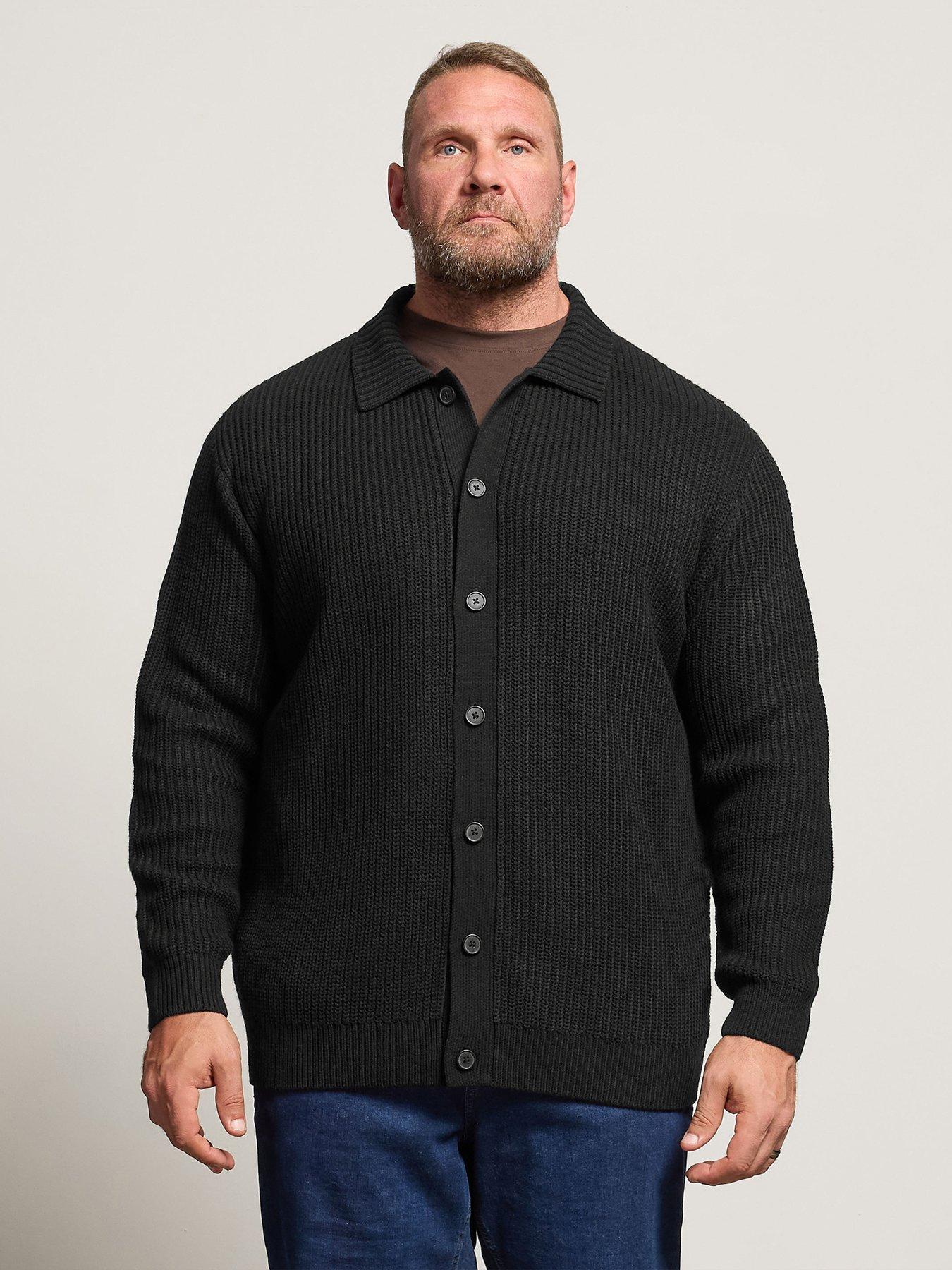 BadRhino Long Sleeve Knitted Shirt - Black