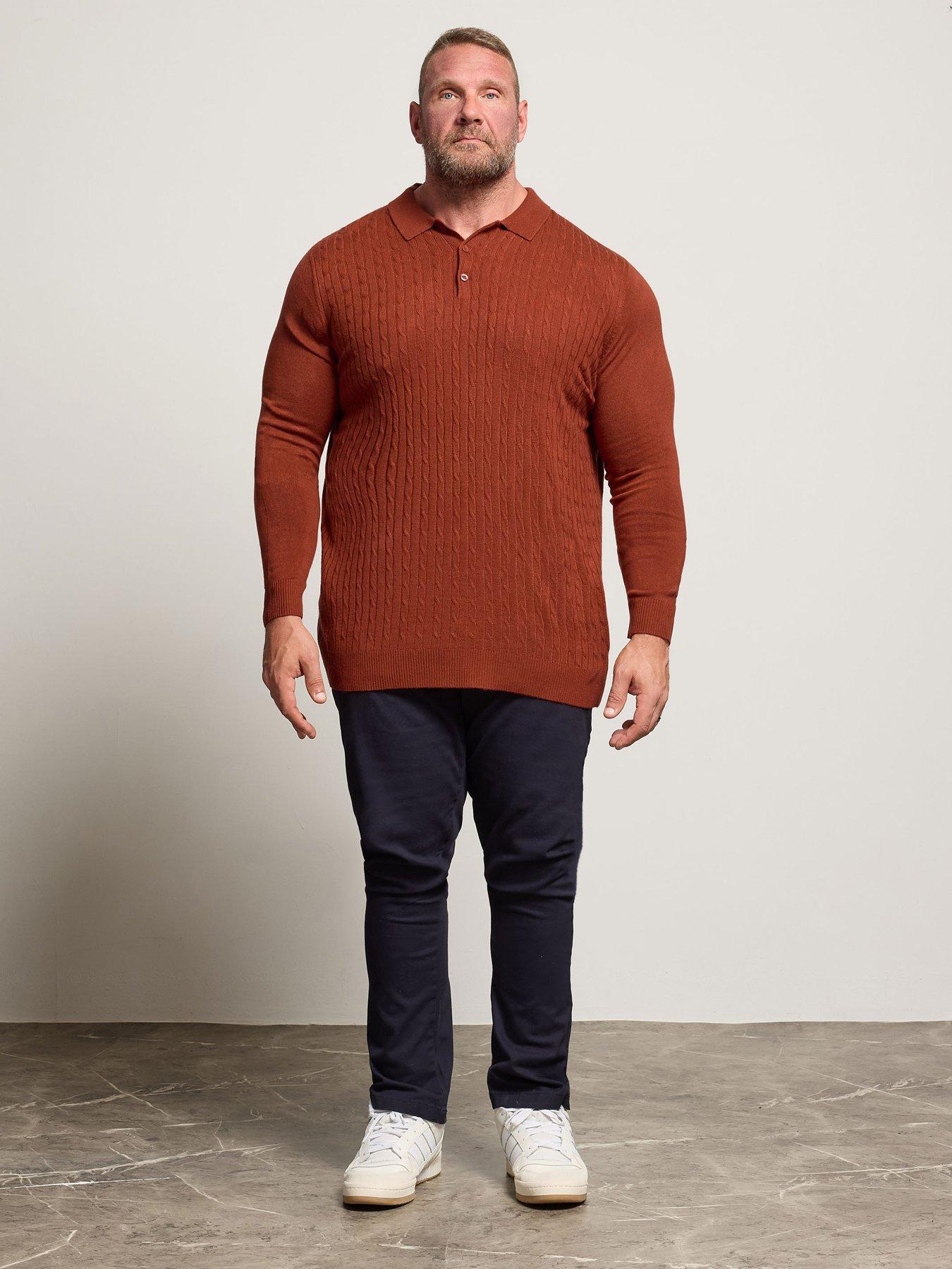 badrhino-long-sleeve-cable-knit-polo-shirt-orangeback
