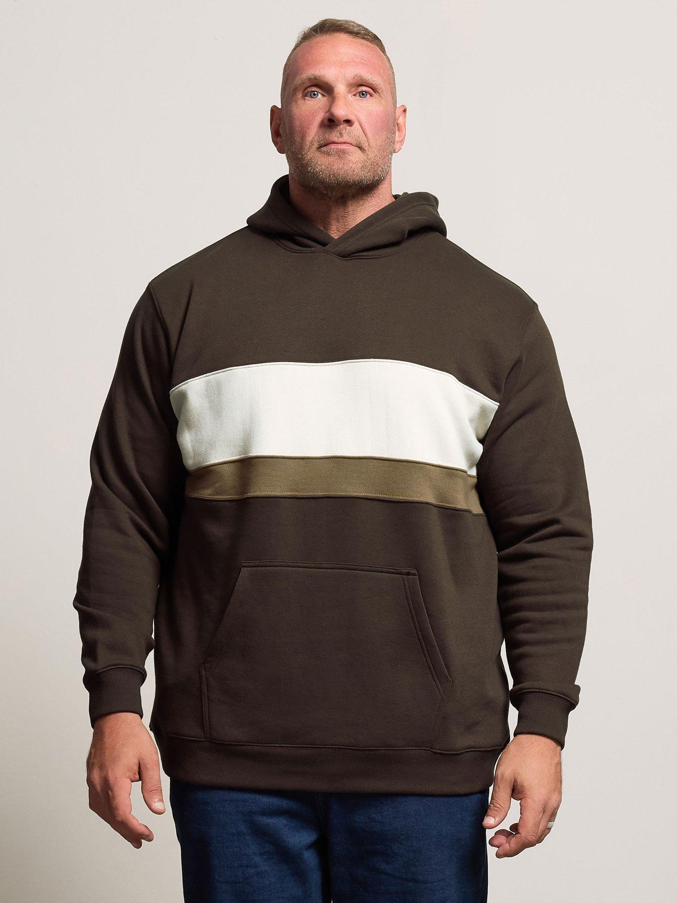 BadRhino Colour Block Hoodie - Brown