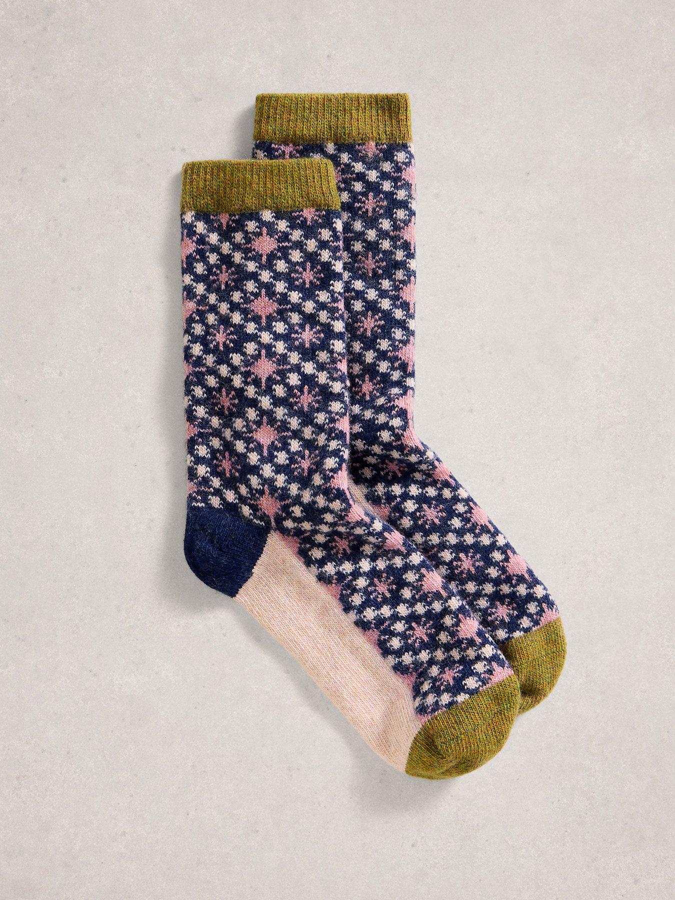 Image 1 of 4 of White Stuff Cosy Womens Sock In A Box - Blue