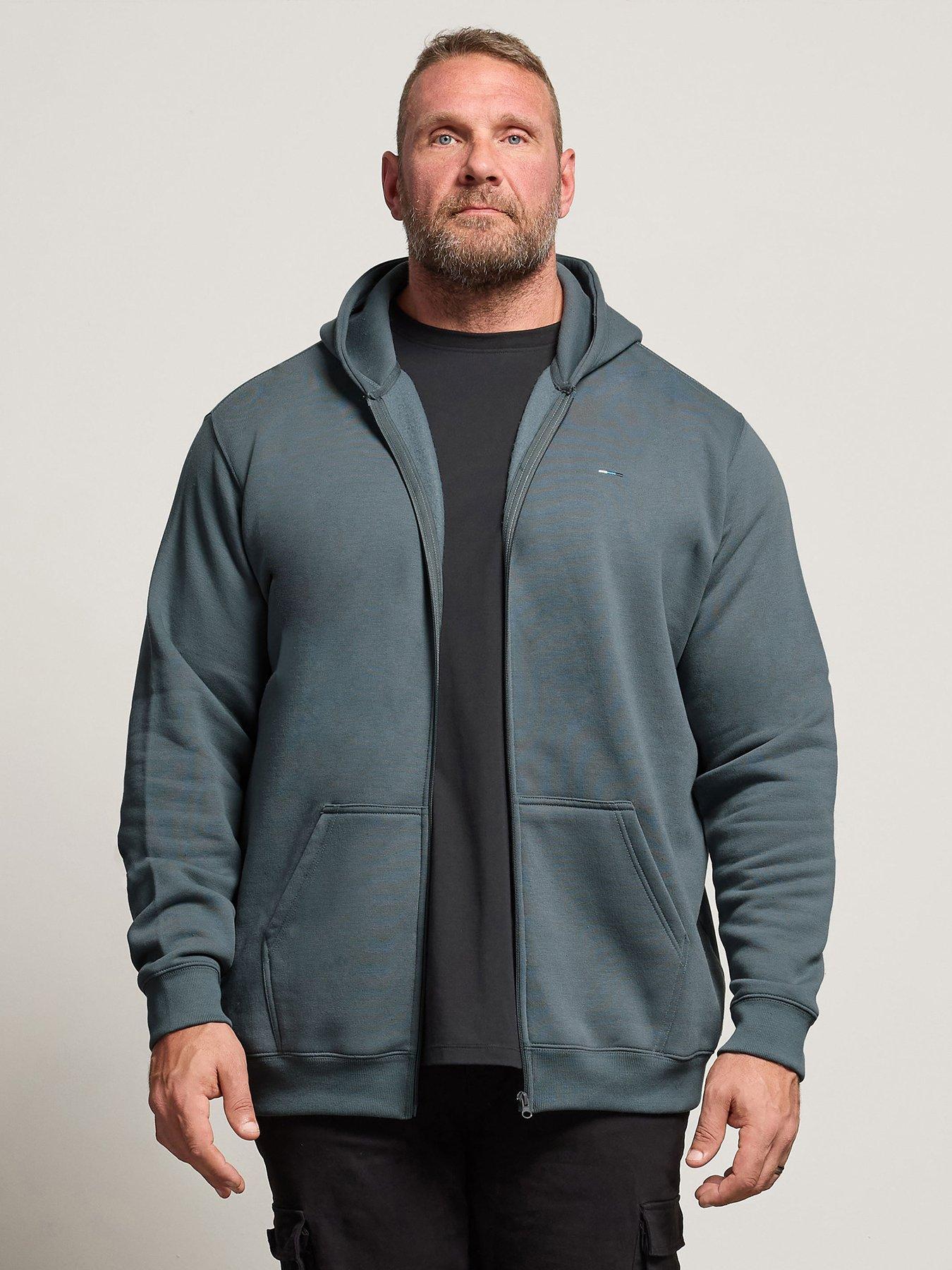 BadRhino Zip Through Hoodie - Blue