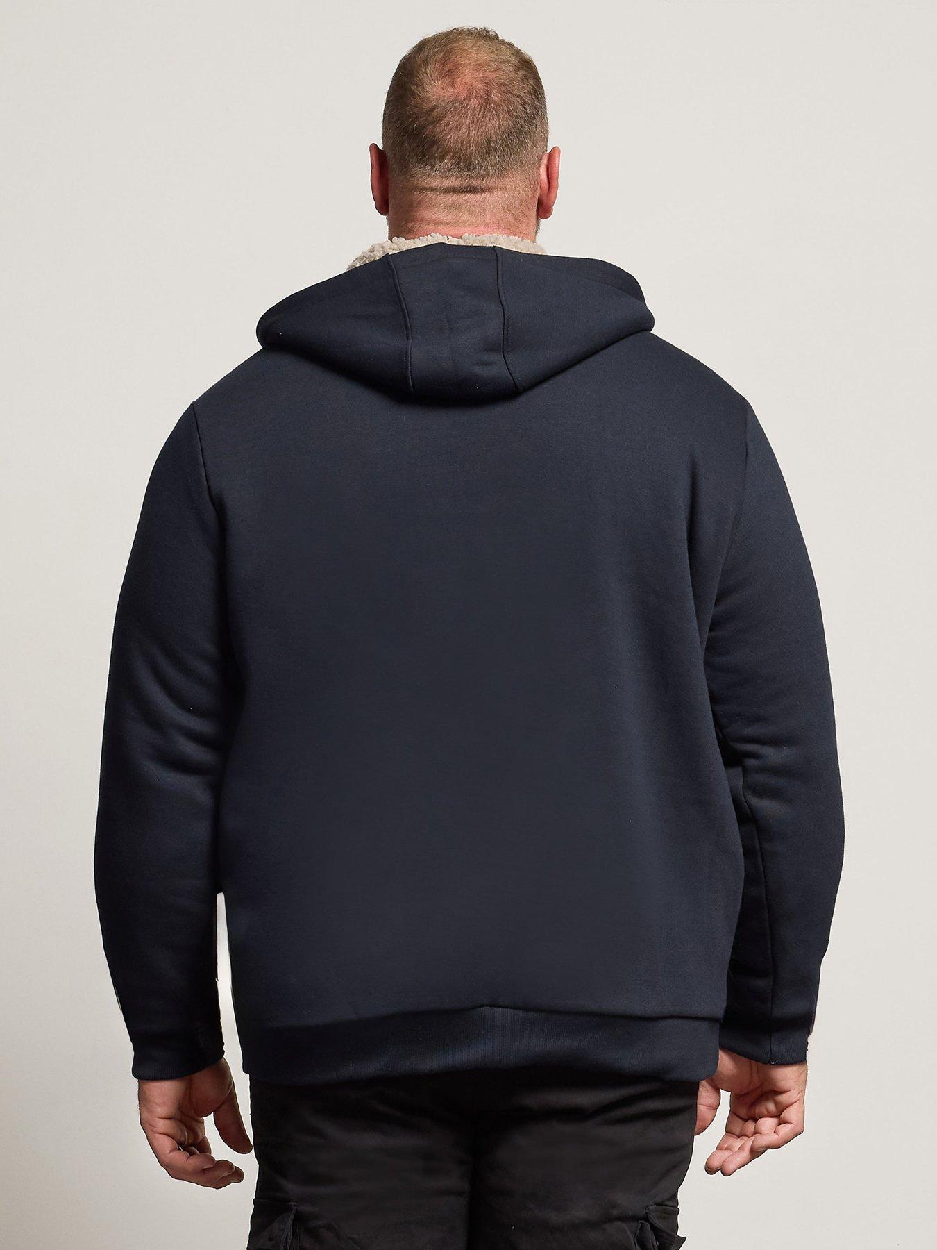 badrhino-borg-lined-zip-through-hoodie-navystillFront