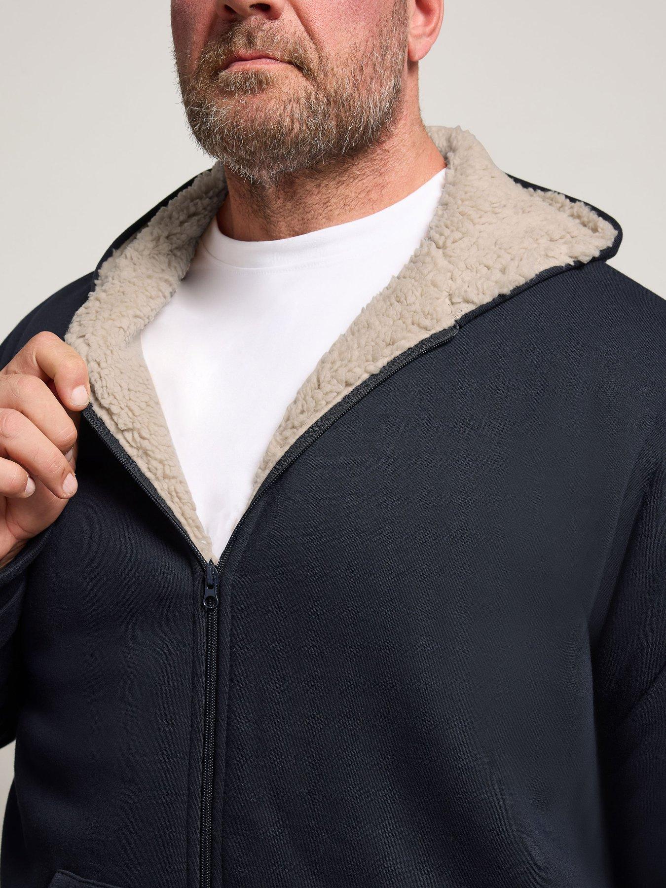 badrhino-borg-lined-zip-through-hoodie-navyoutfit
