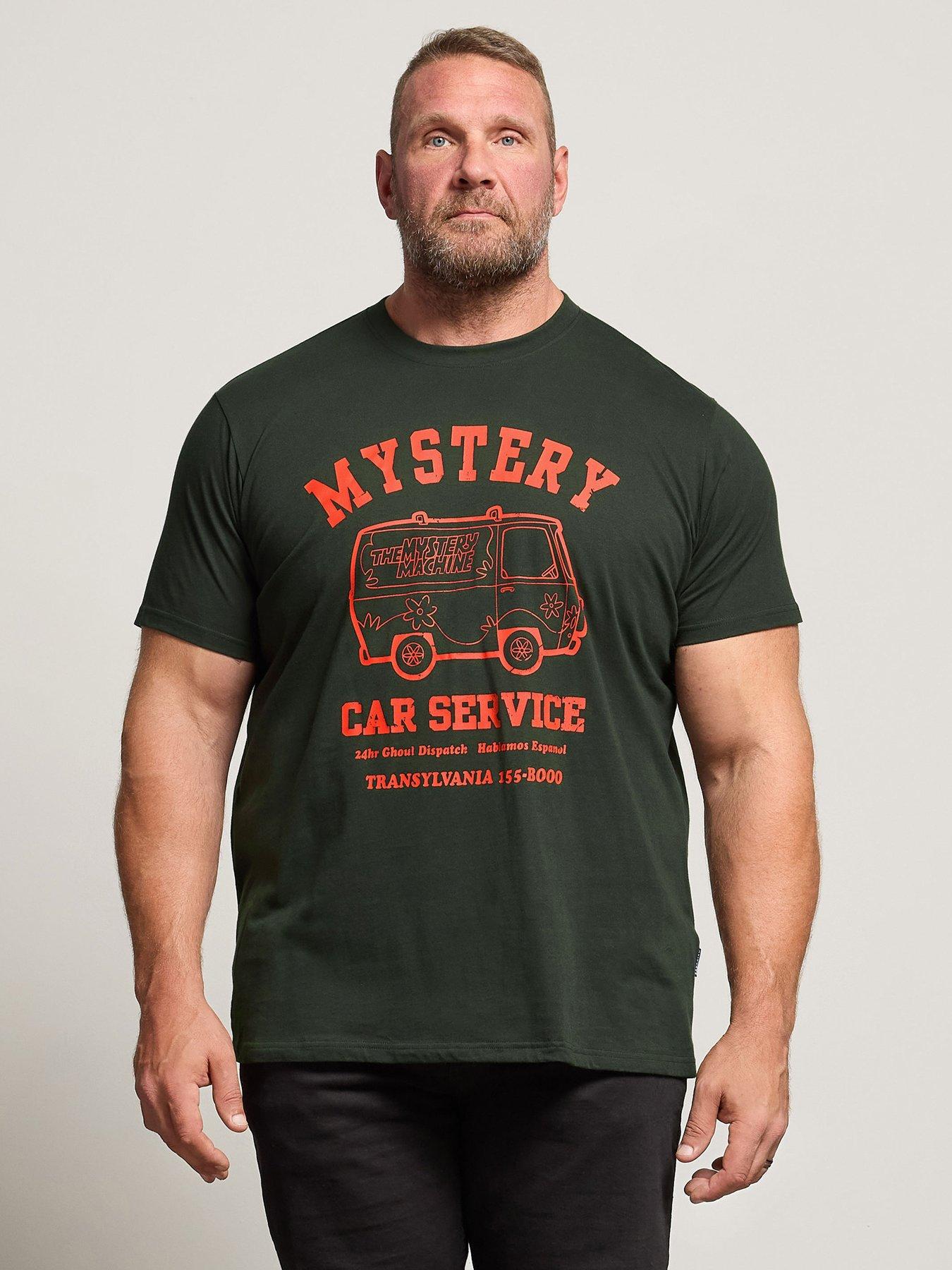 BadRhino Ebony Scooby Doo Graphic T-Shirt - Dark Grey