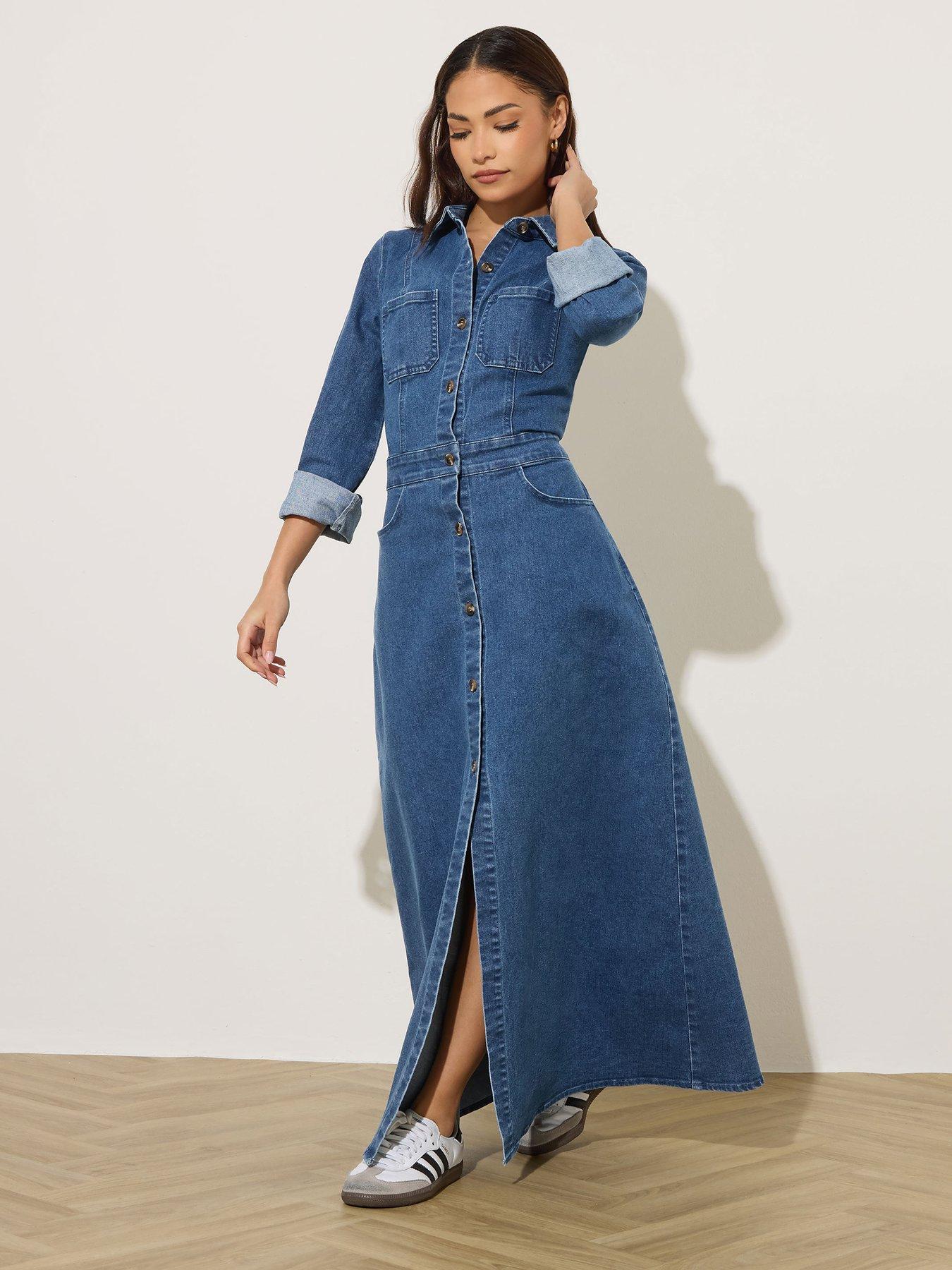 pixiegirl-petite-stretch-denim-maxi-shirt-dressback