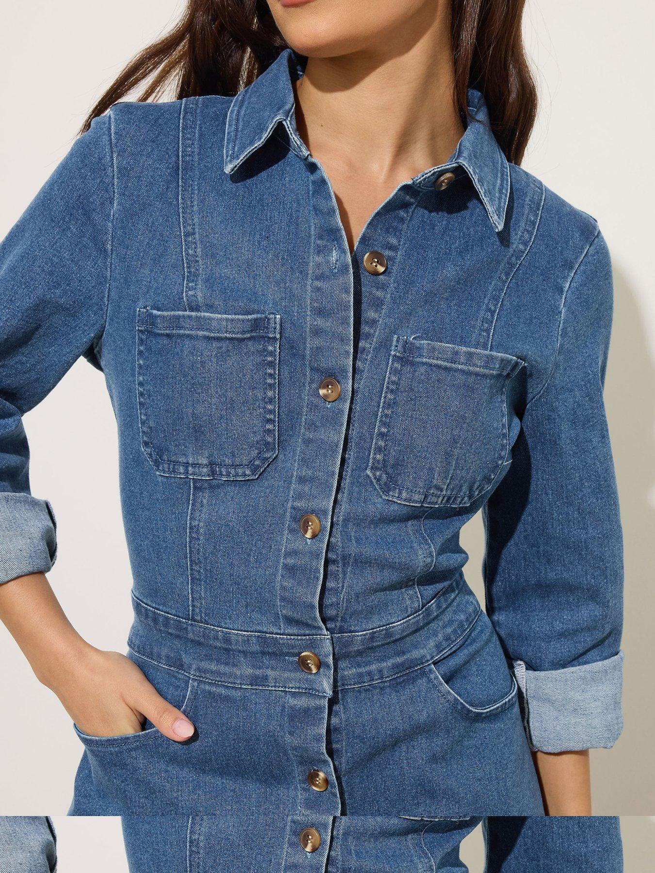 pixiegirl-petite-stretch-denim-maxi-shirt-dressoutfit