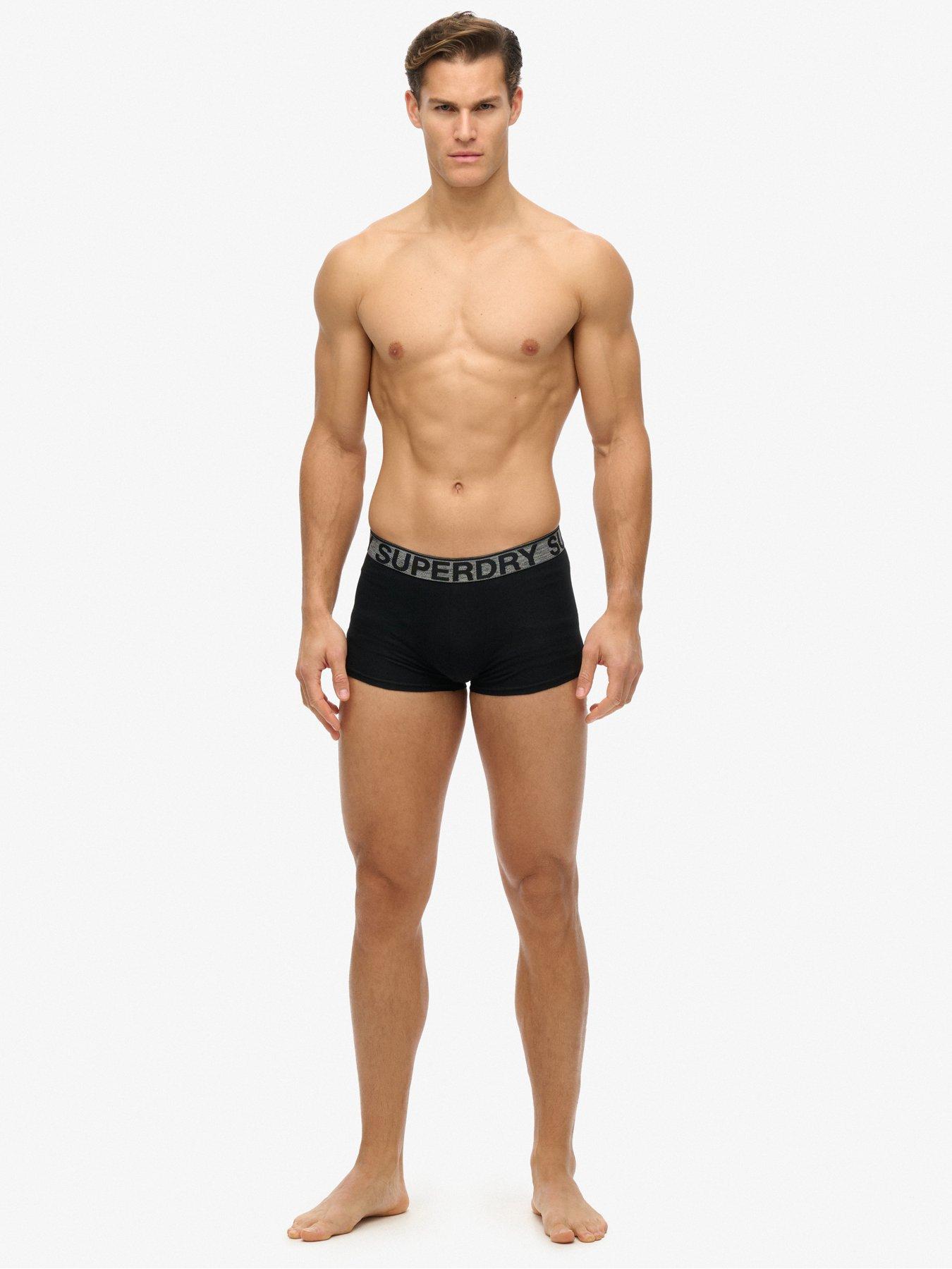 Image 2 of 3 of Superdry Superdry 3 Pack Boxers- Black