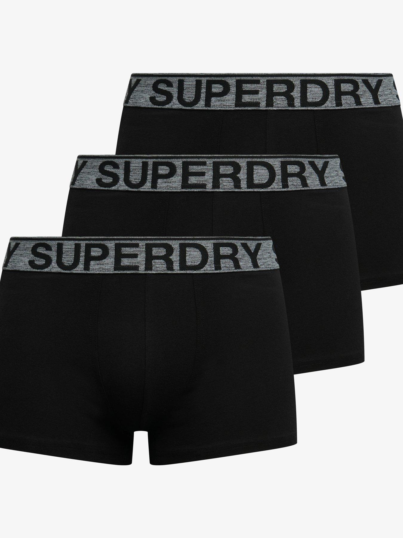 Image 3 of 3 of Superdry Superdry 3 Pack Boxers- Black