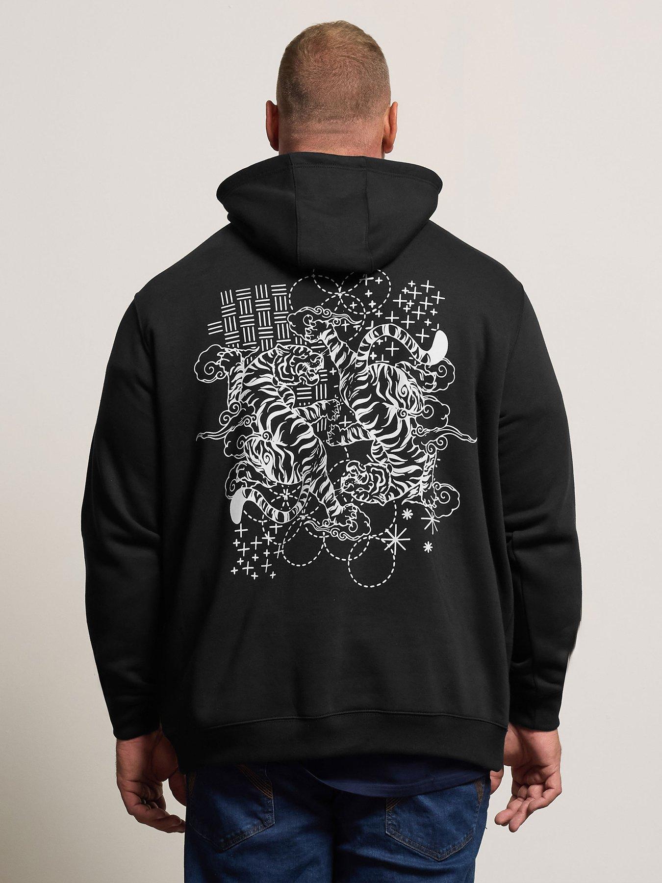 badrhino-japanese-tiger-hoodie-blackstillFront