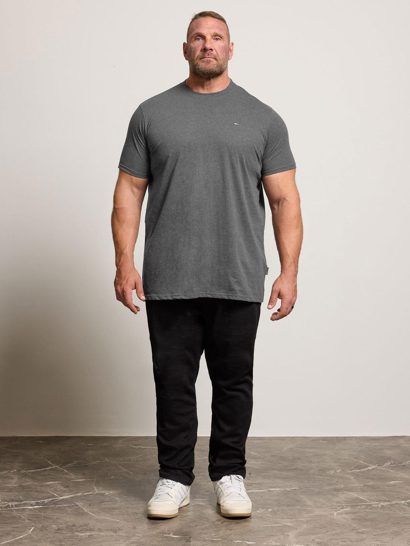 Image 3 of 4 of BadRhino 5 Pack Longline T-Shirts - Multi