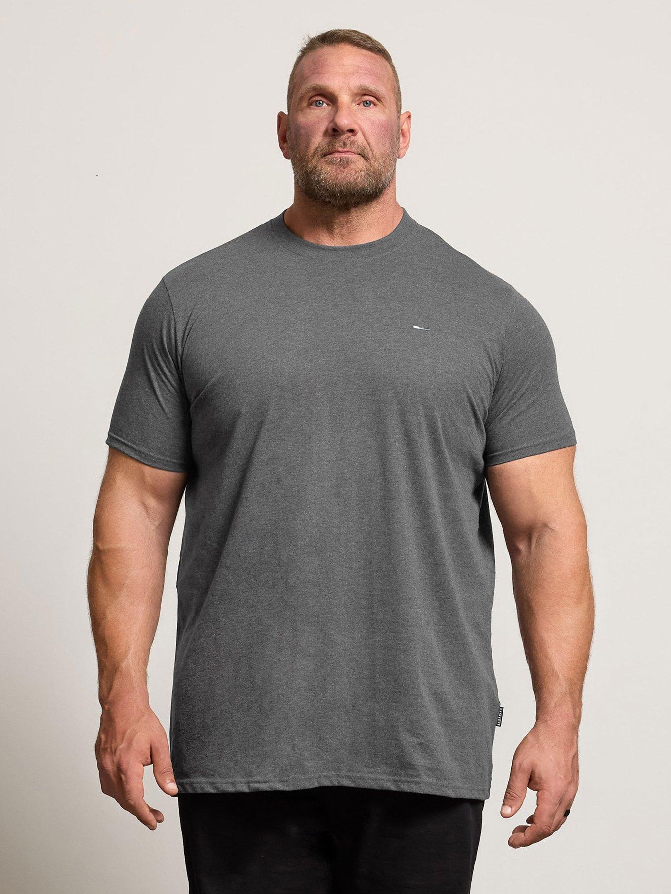 Image 4 of 4 of BadRhino 5 Pack Longline T-Shirts - Multi