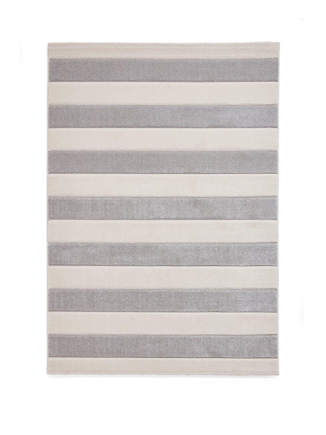 Image 2 of 7 of Catherine Lansfield Cove Stripe Grey