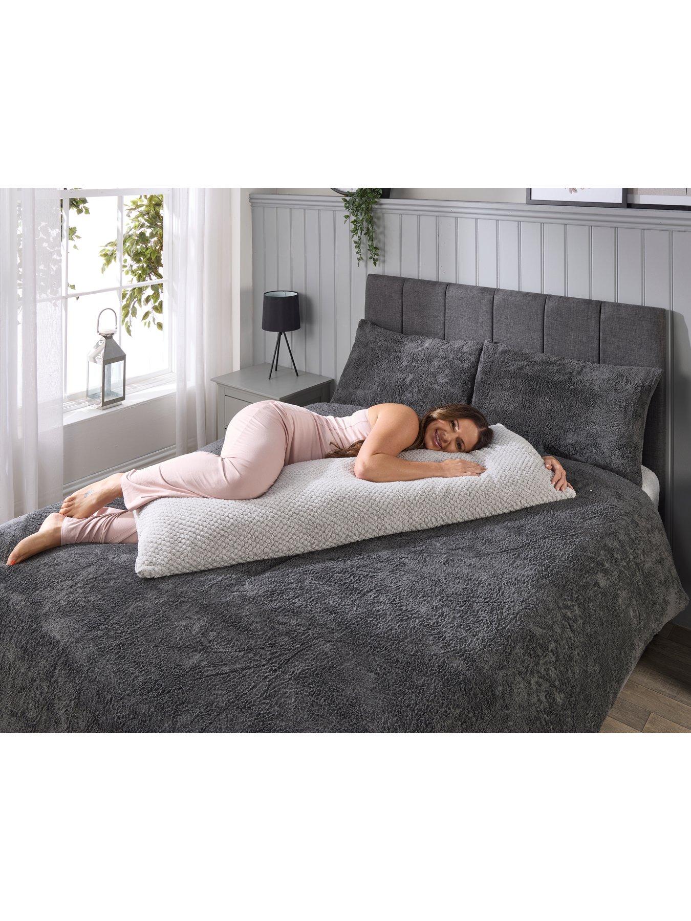 the-very-collection-waffle-bolster-pillow-137cm-greyback