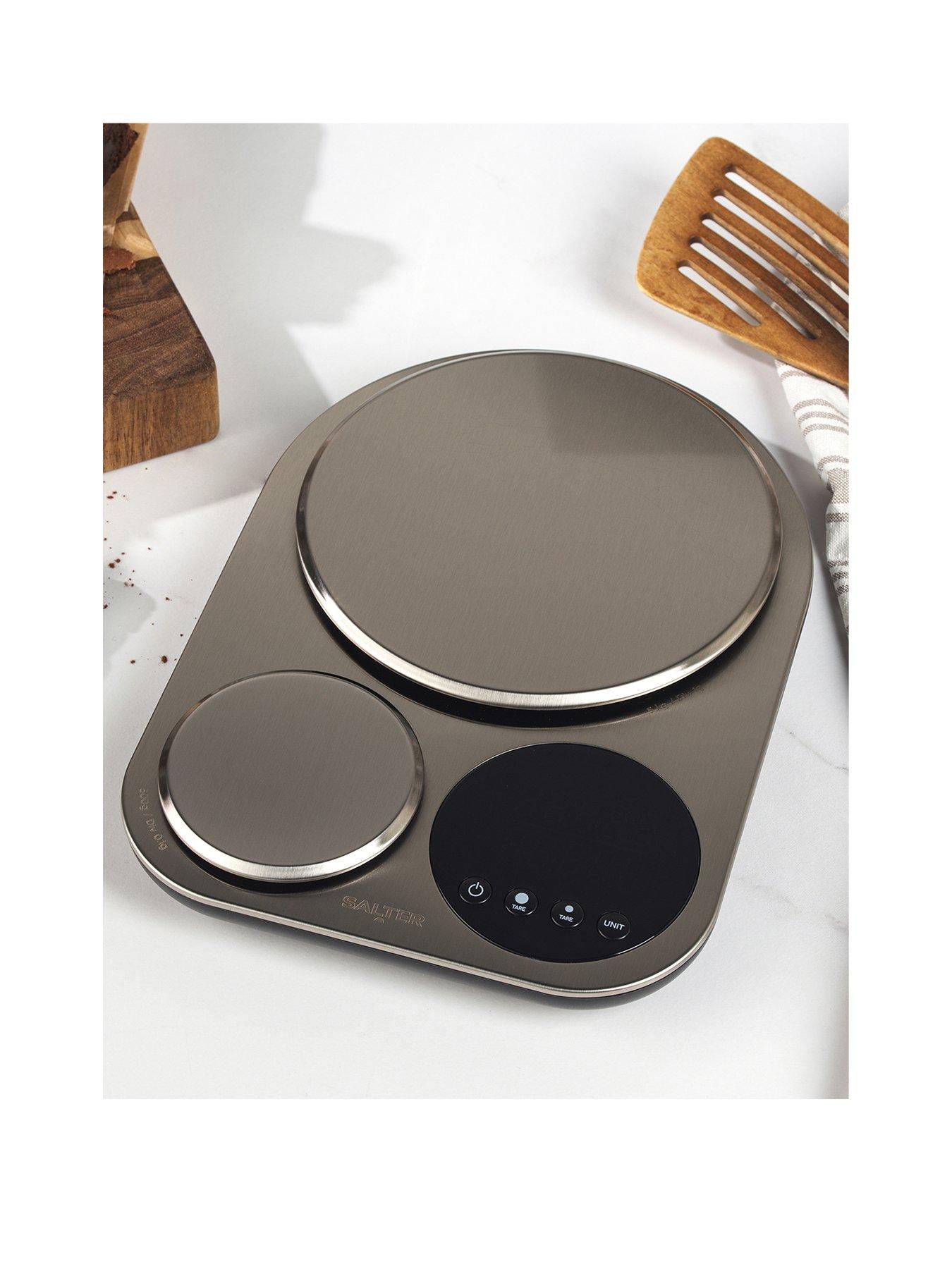 Salter Stainless Steel Recharable Kitchen Scale