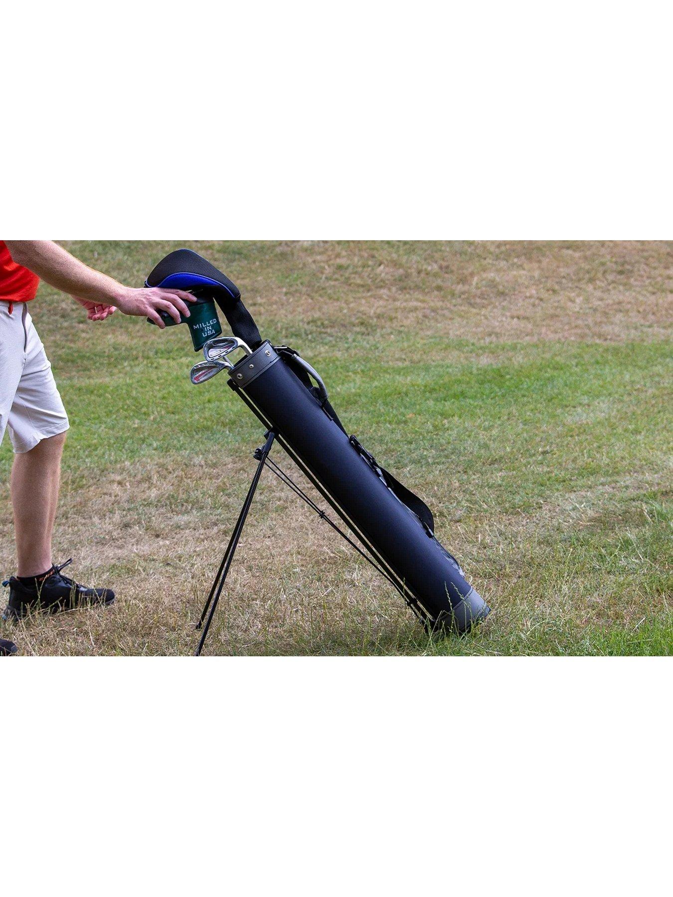 longridge-golf-travelite-stand-bag--nbspnavysilveroutfit