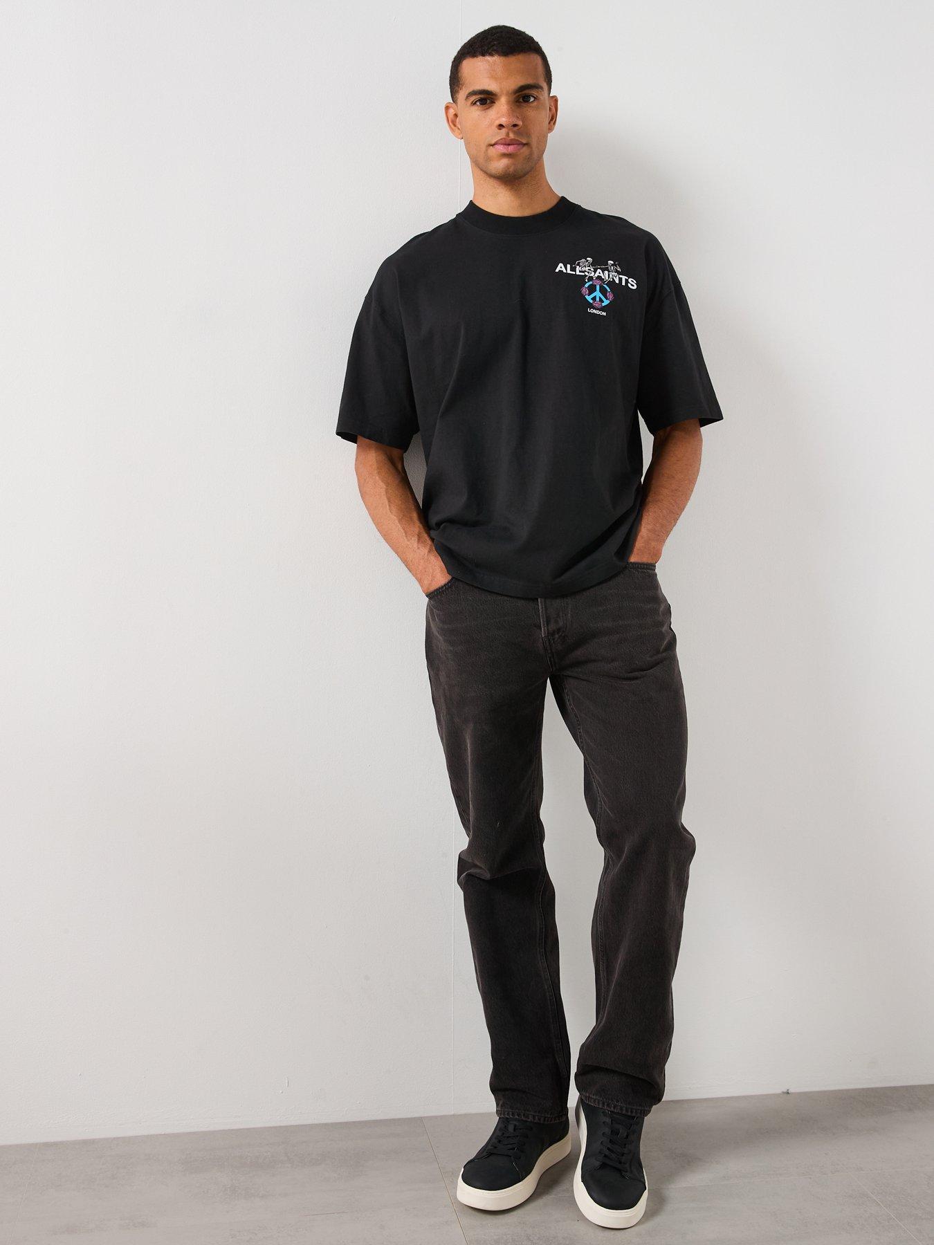 Image 3 of 6 of AllSaints All Saints Reincarnate Short Sleeve T-Shirt - Black