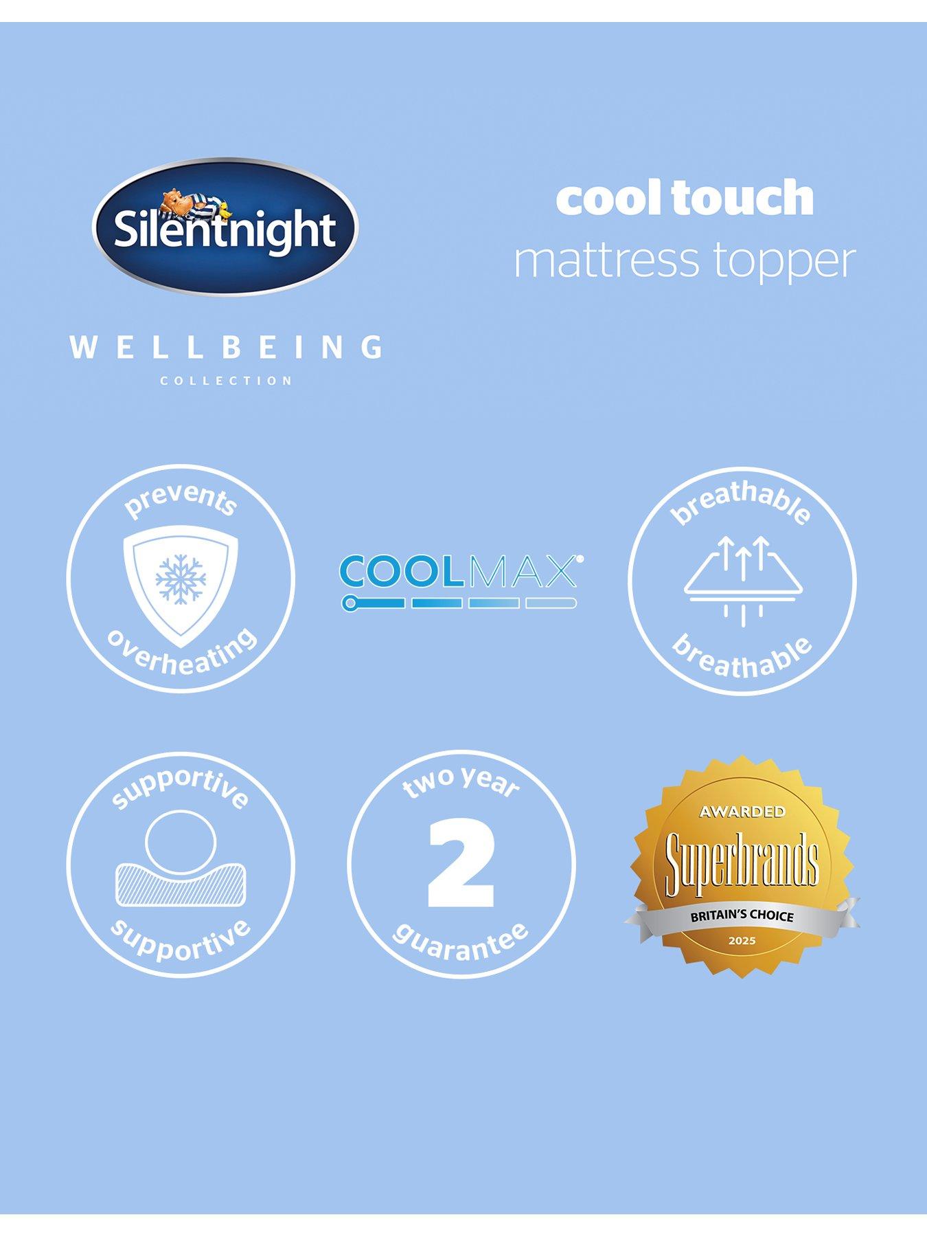 Image 7 of 7 of Silentnight Wellbeing Cooling Summer Touch Topper