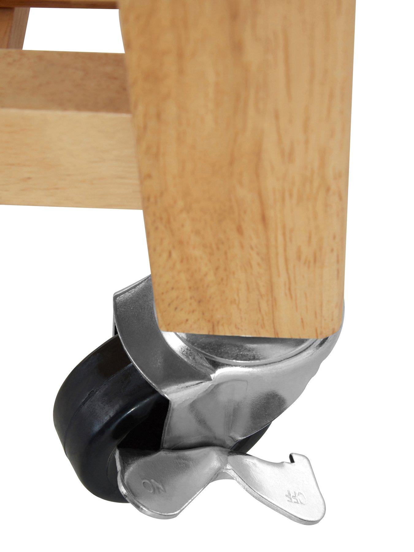 interiors-by-premier-harlow-glenn-hevea-wood-top-kitchen-trolleydetail